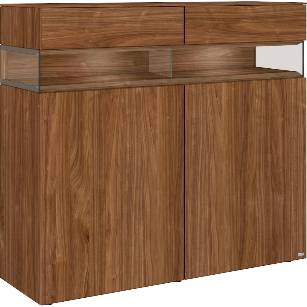 hülsta Highboard »NEO Highboard«, zwei Schubladen und Fächer, Breite 140,8cm, Liefer- und Montageservice