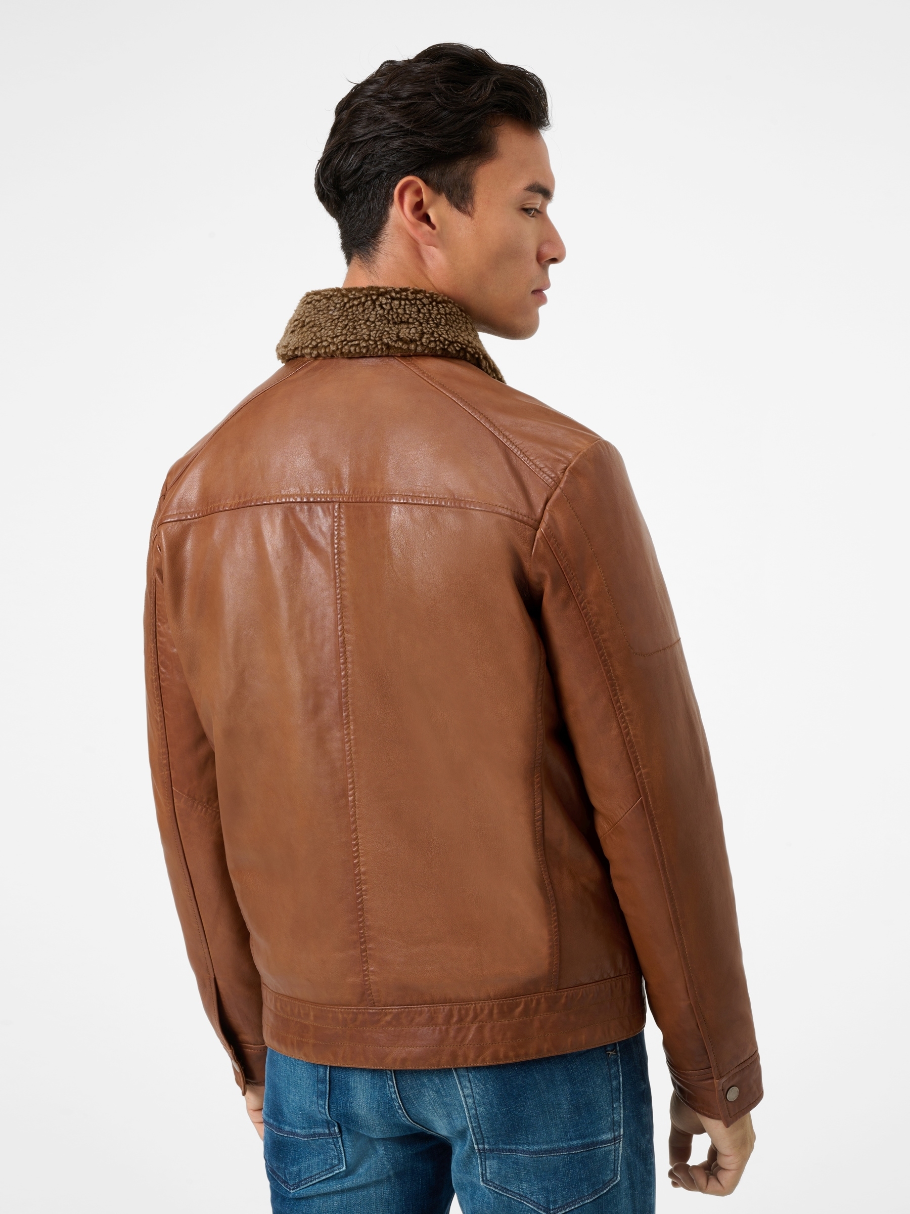 RICANO Lederjacke »Lederjacke Dino« Handgefertigt aus echtem Leder