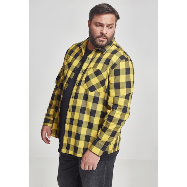 URBAN CLASSICS Langarmshirt »Checked Flanell Shirt«, (1 tlg.) ▷ bestellen |  BAUR