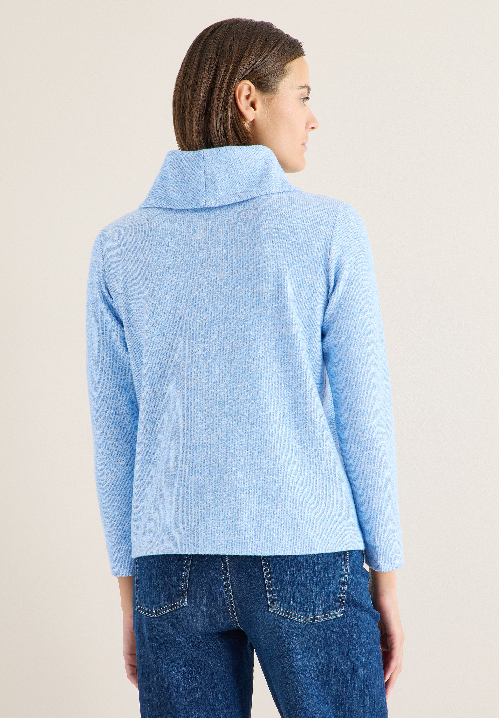 Cecil Langarmshirt aus strecthigem Viskosematerial günstig online kaufen