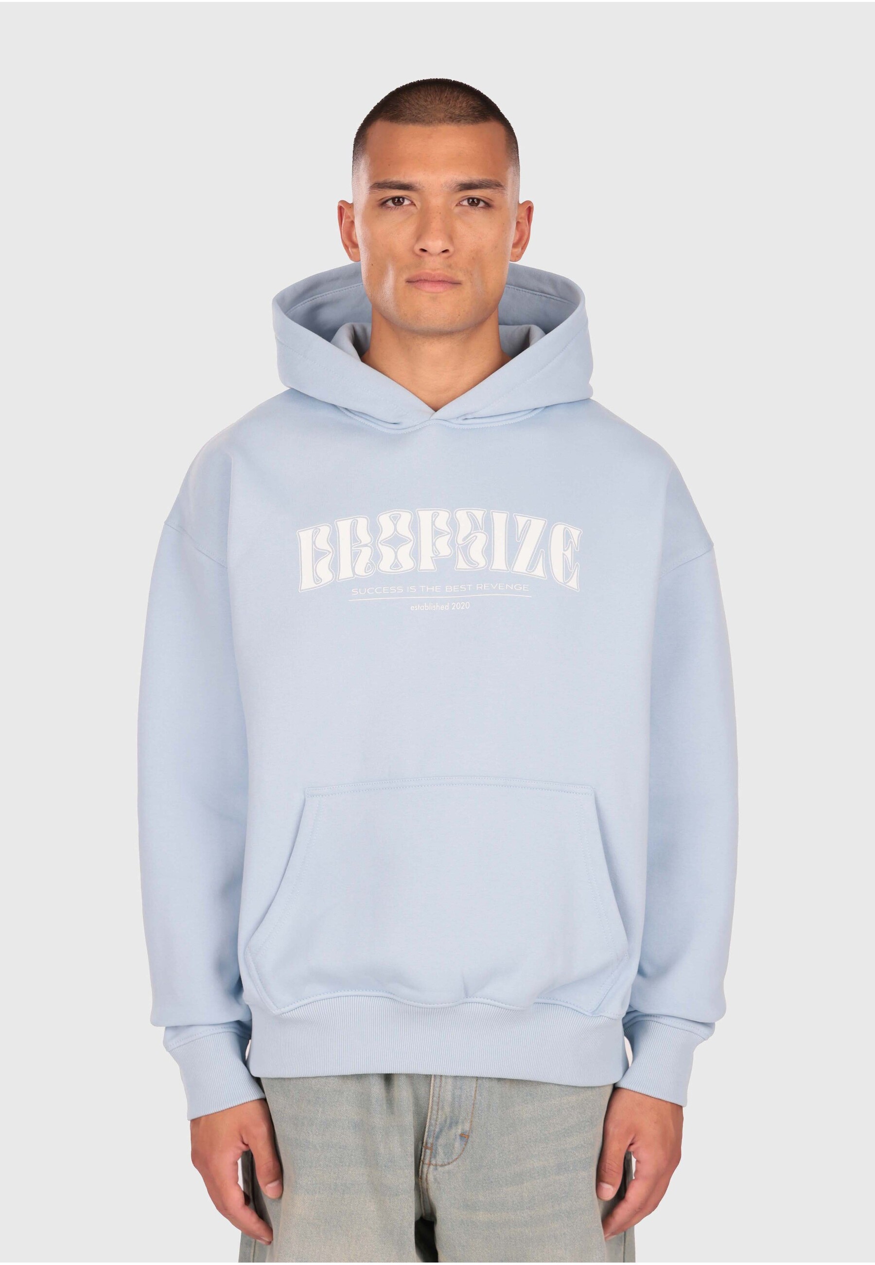 Dropsize Success Glitch Hoodie Baby Blue M 2