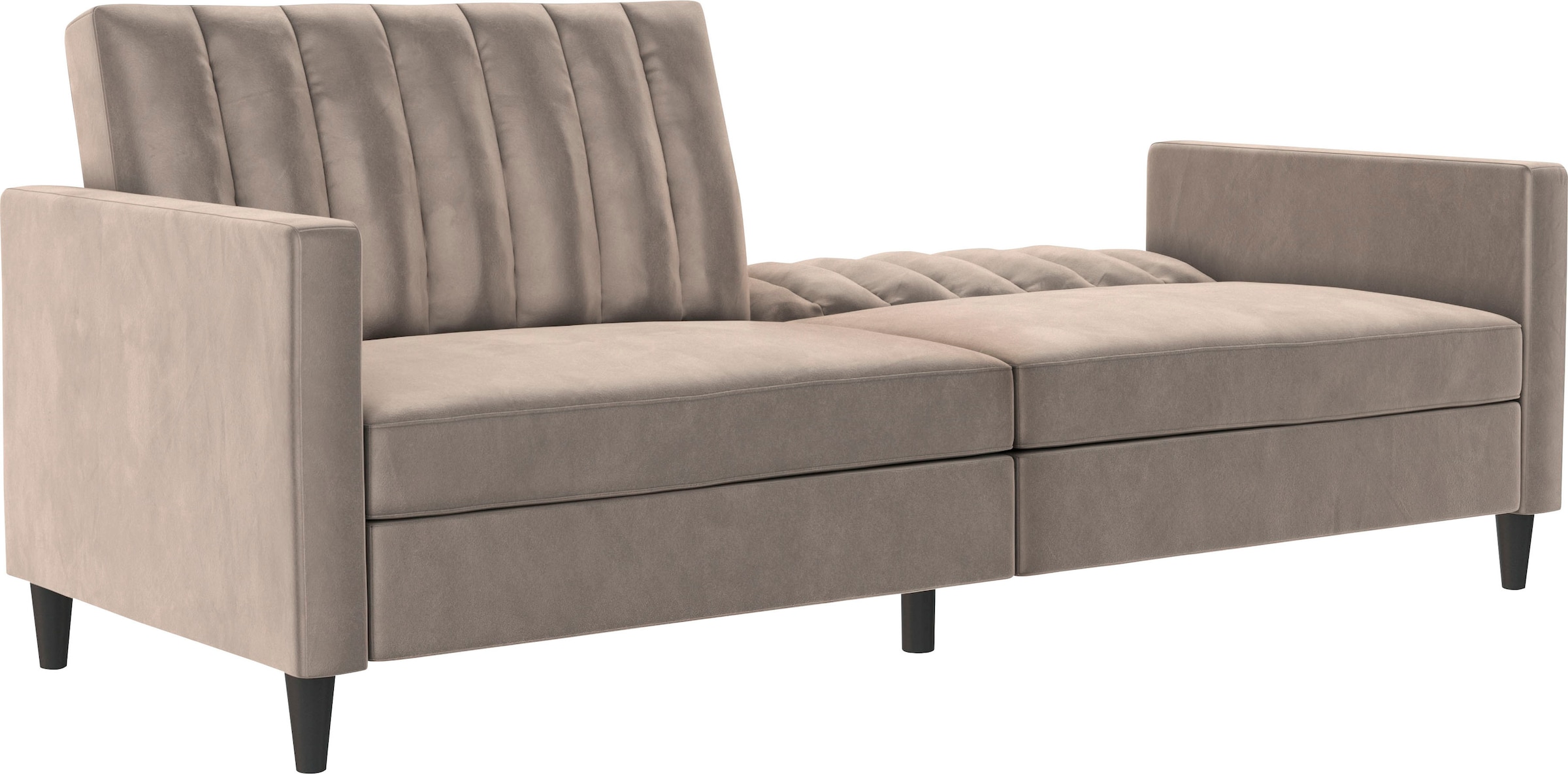 Dorel Home 3-Sitzer »Celine«, Rückenlehne 2-teilig und 3-fach verstellbar, Sitzhöhe 43 cm