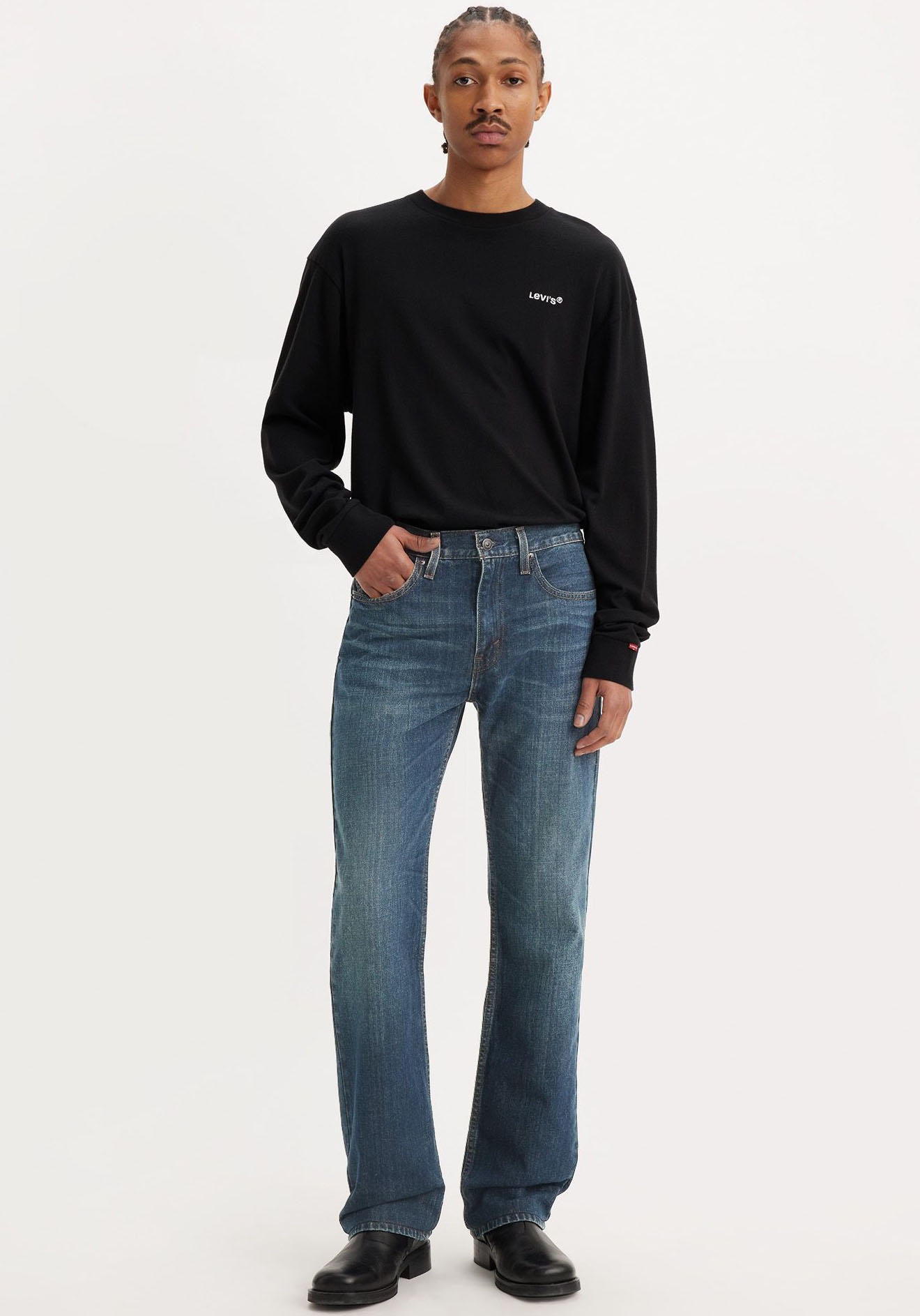 Levis Bootcut-Jeans "527 SLIM BOOT CUT", in cleaner Waschung