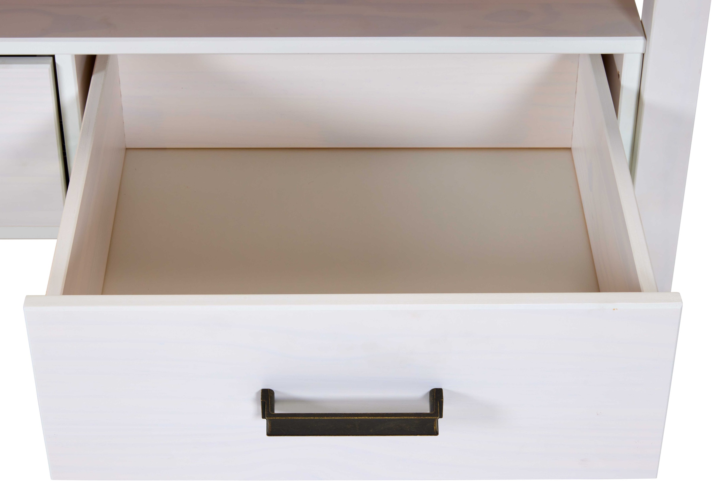 Inter Link Couchtisch »Maluno« 1 Stk. tlg. Kiefer Massiv, Soft-Close, Stauraum, BxTxH: ca. 119,40 x 60 x 49 cm