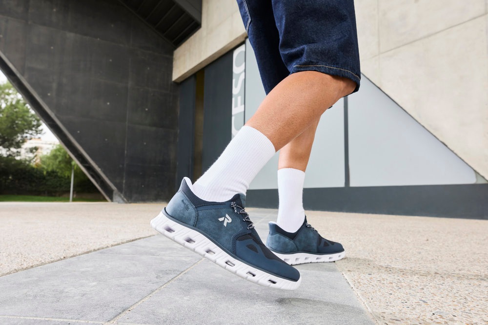 Thumbnail - Rieker Slip-On Sneaker "Ready2GO" Schlupfschuh, Freizeitsneaker mit Gummizug und weichem Schaftrand