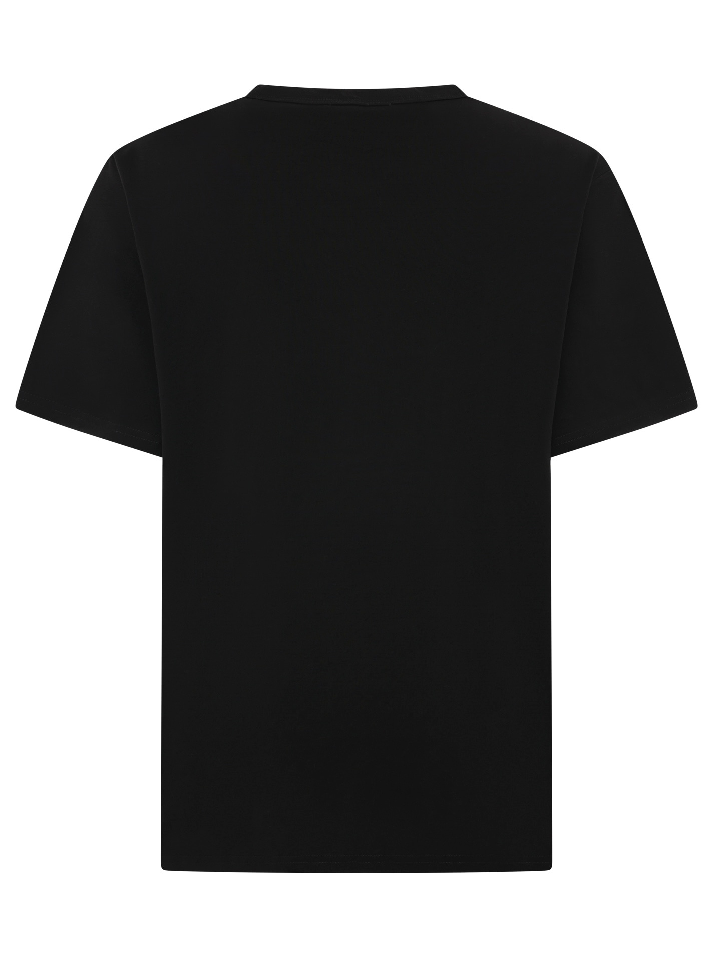 Zwillingsherz T-Shirt »"Wild Wild Wild"« großer, gestickter Schriftzug mit Leomuster, Rundhals