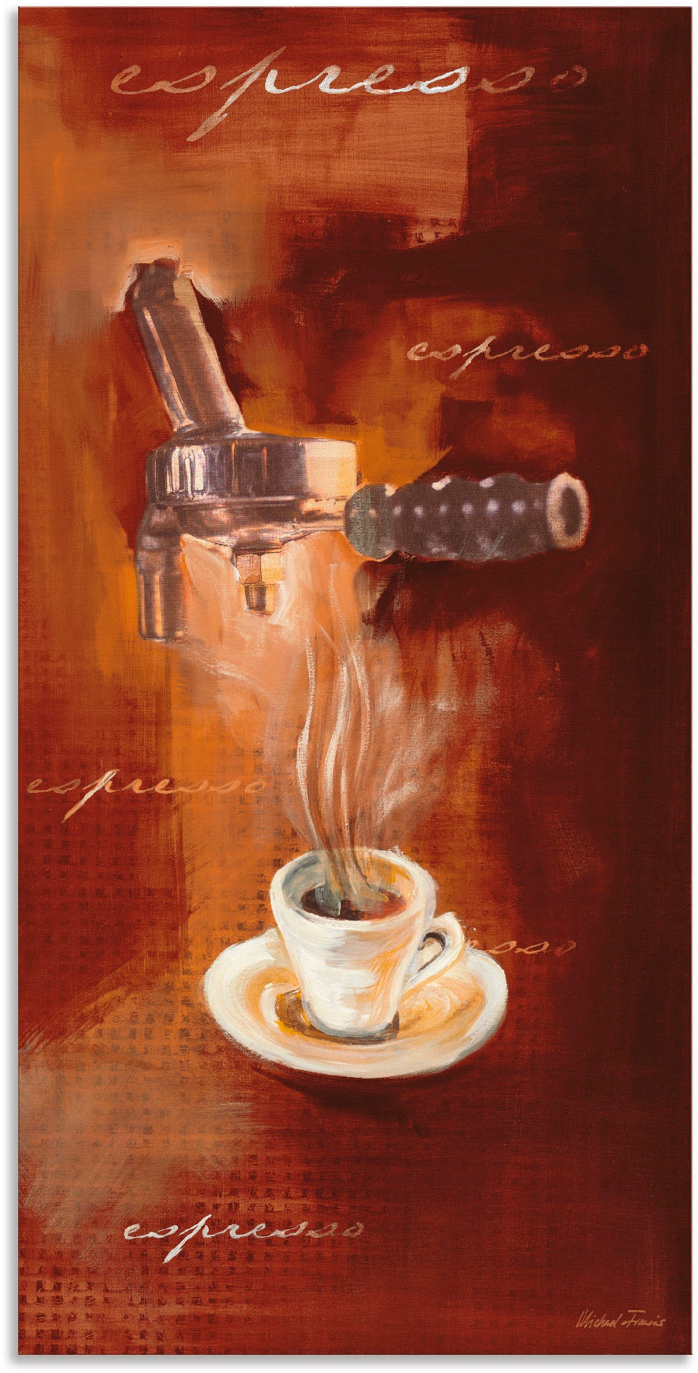 Leinwandbild, Wandbild Poster Wandaufkleber I«, als BAUR Getränke, oder St.), »Espresso (1 in Alubild, | Größen kaufen Artland versch.