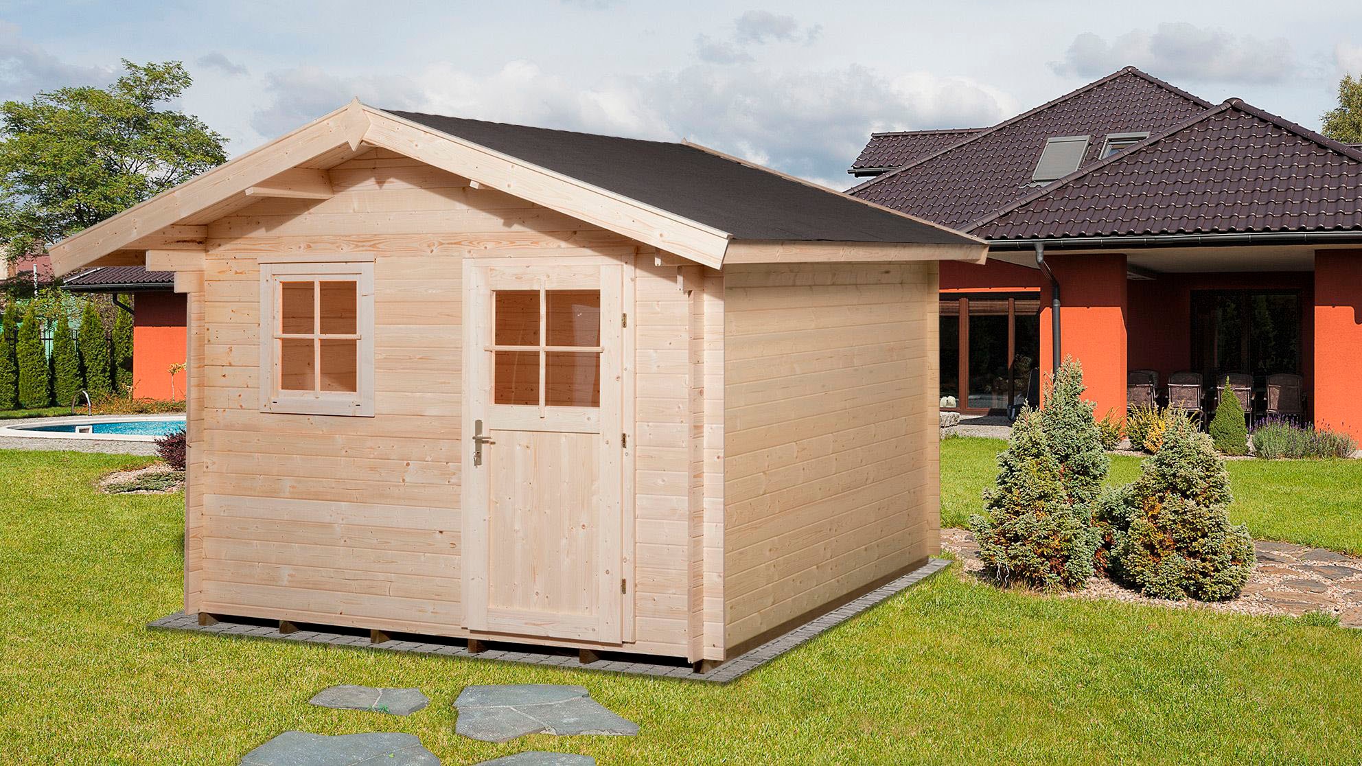 weka Gartenhaus »Premium28 natur«