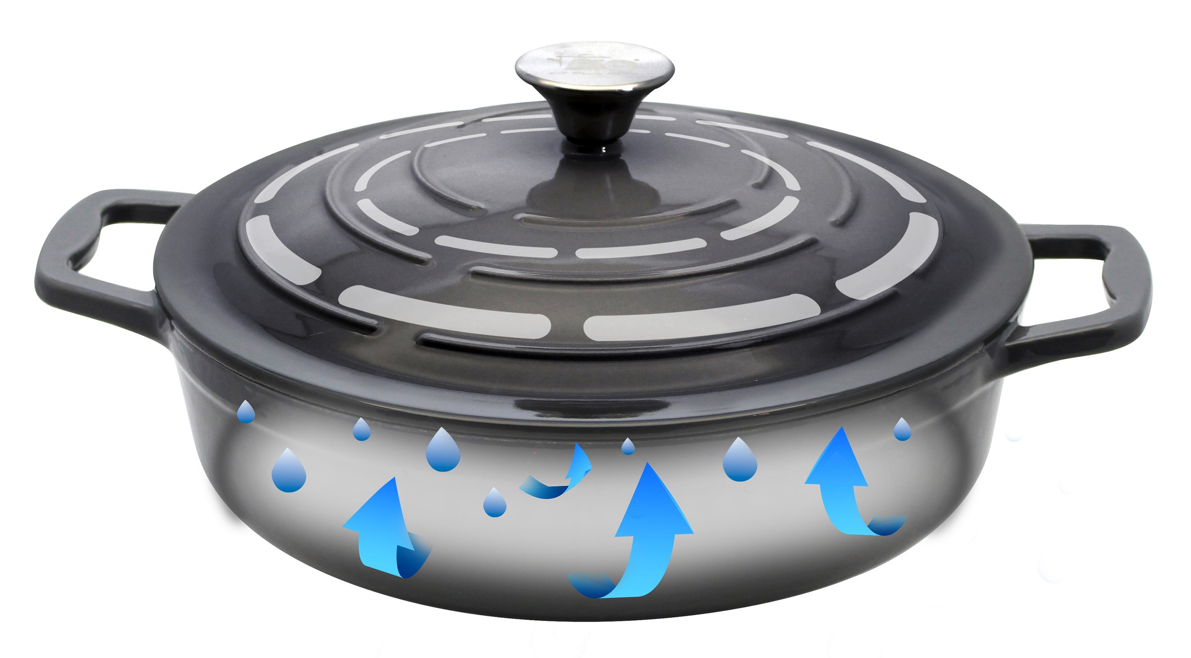 Elo Basic Bräter »Basaltgrau« 1 tlg. Gusseisen