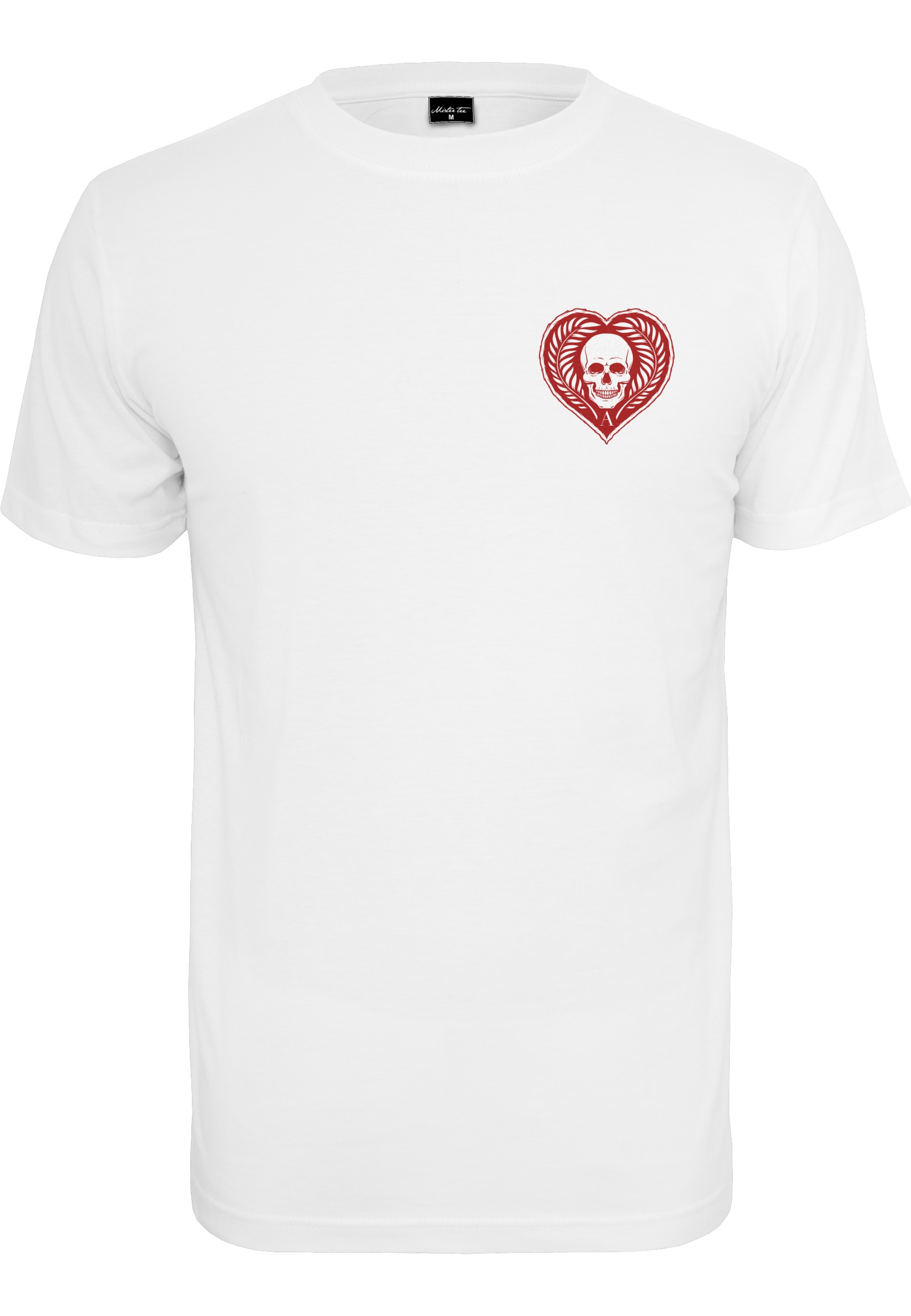 MisterTee T-Shirt "MisterTee Herren Skull Heart Tee" 1 Stk.