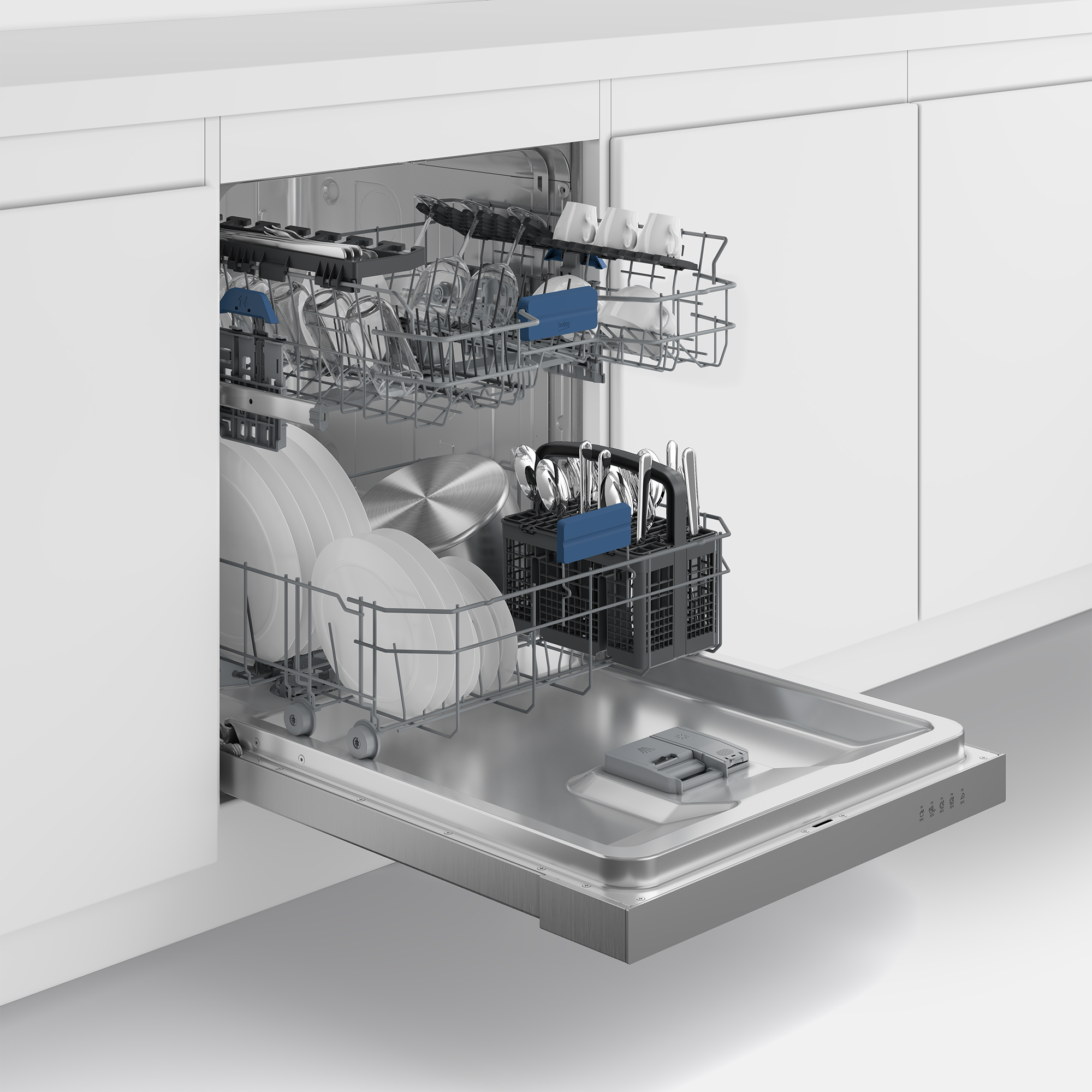 BEKO Unterbaugeschirrspüler "BDUN15430X 7697701677" 14 Maßgedecke Selbsttro günstig online kaufen