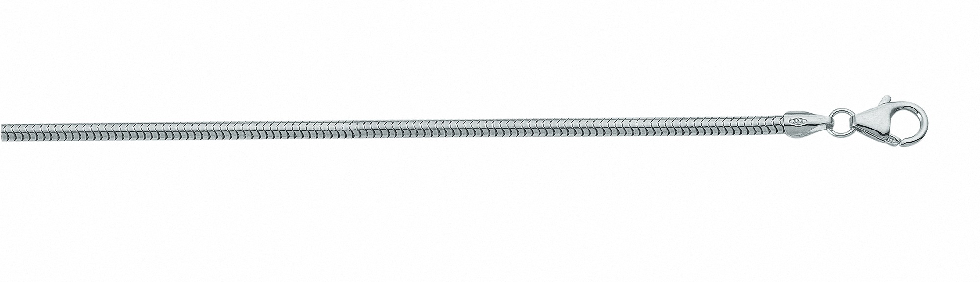 Silberkette ADELIA´S "Damen 925 Silber Schlangen Halskette Ø 1,5 mm", silber, Halsketten, Damen, 45, Silber 925 (Sterlingsilber), Silberkette, Silberschmuck für Damen