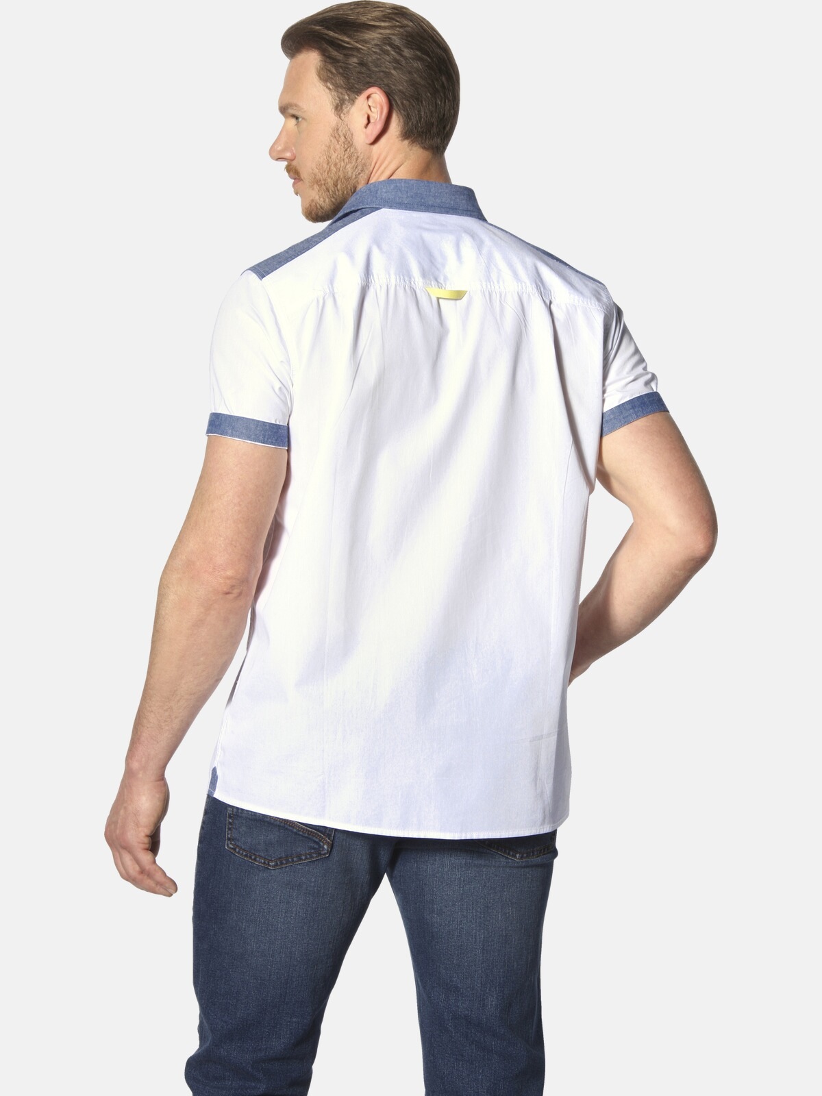 Jan Vanderstorm Herkko Herren Kurzarmhemd Weiß XXL 2