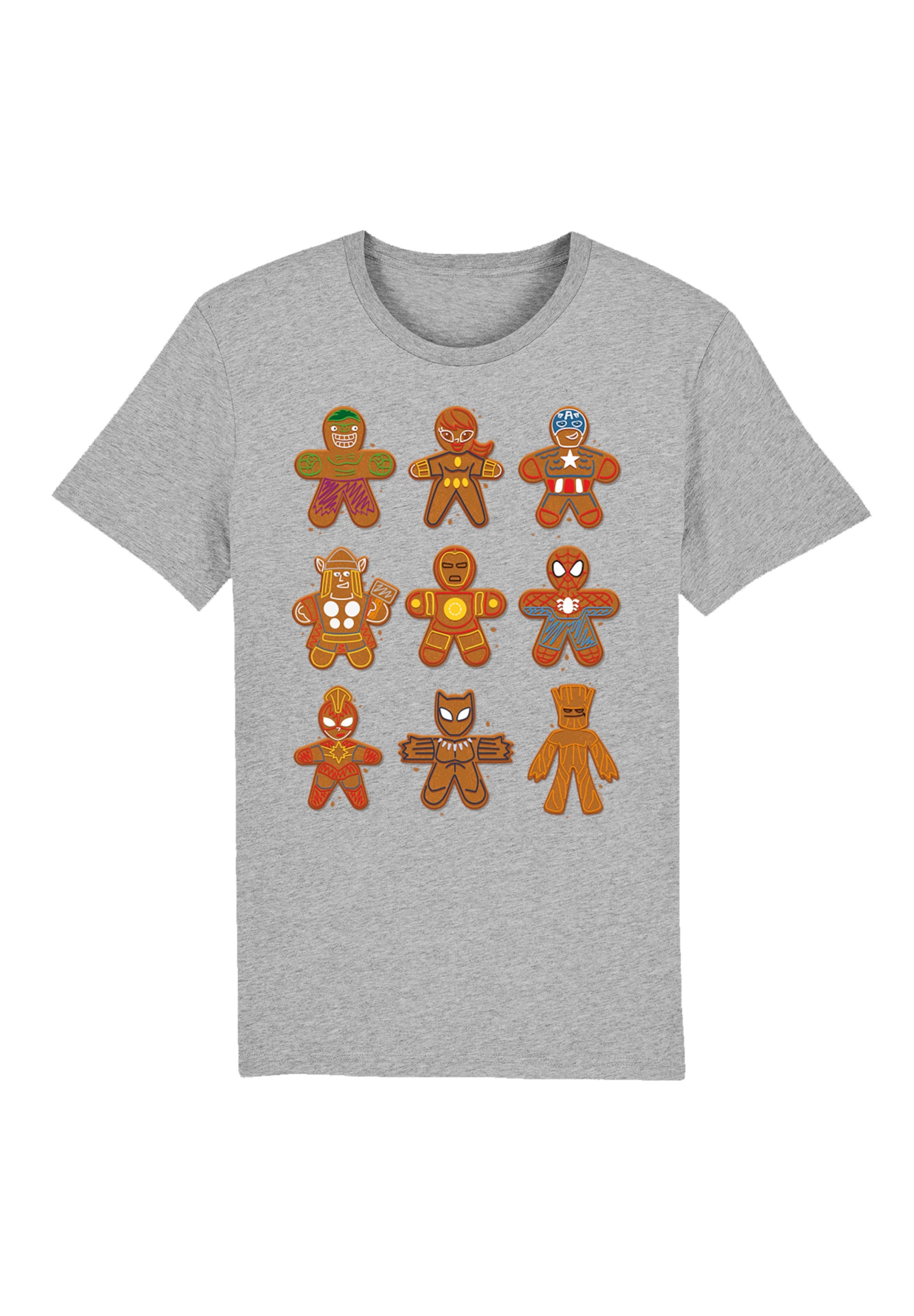 F4NT4STIC T-Shirt "Marvel Universe Christmas Gingerbread Avengers", Premium günstig online kaufen