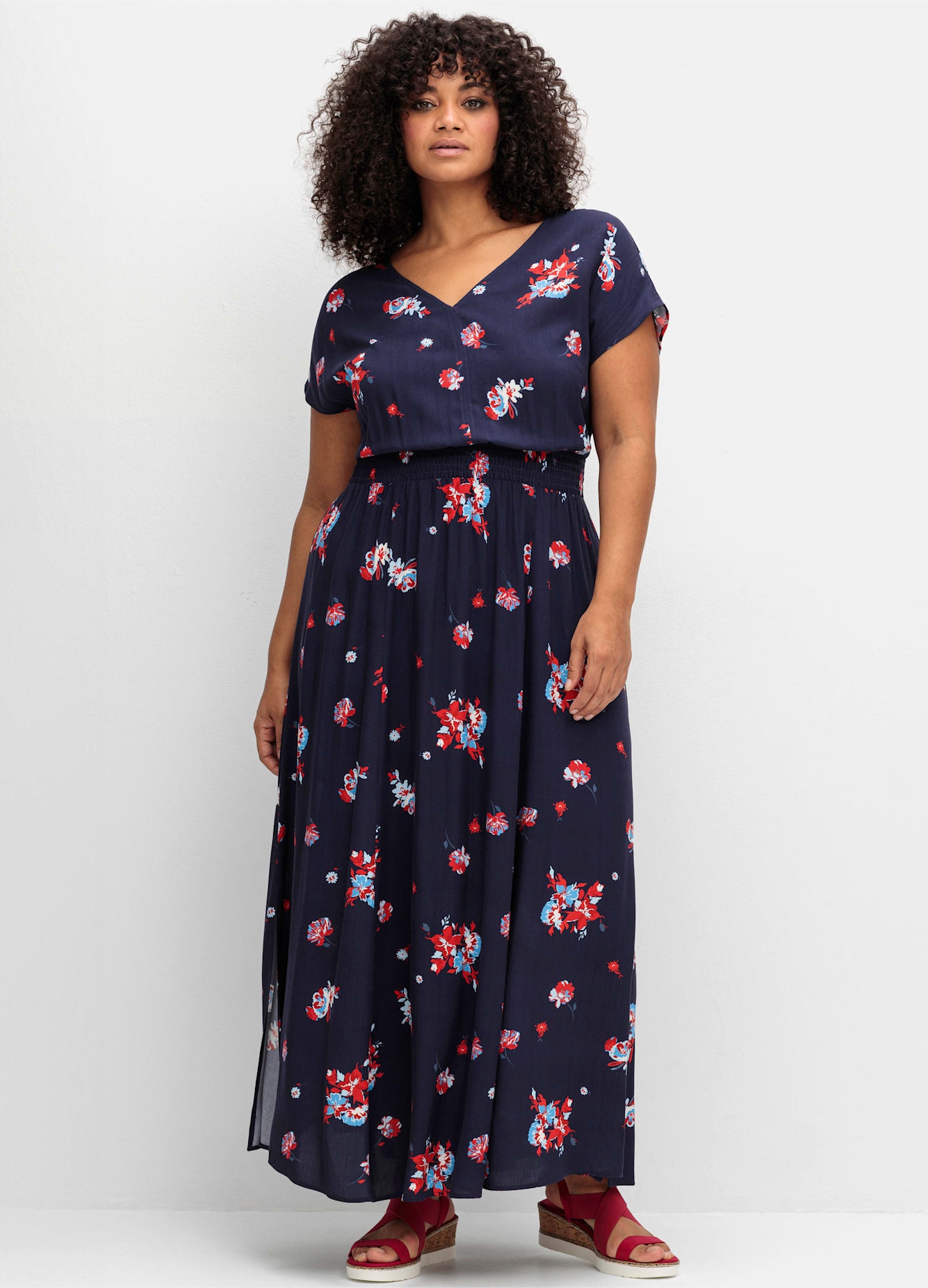 Sheego Maxikleid "Maxikleid" günstig online kaufen