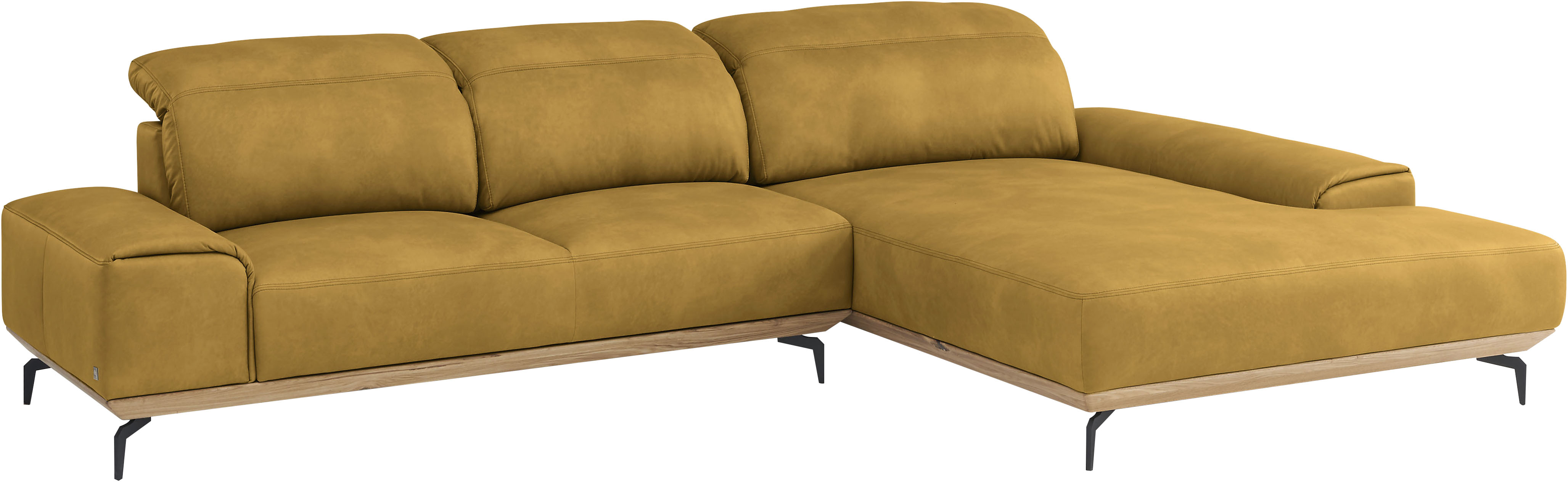 Thumbnail - Musterring Wohnlandschaft "MR 2490" Fuß schwarz, Sitzhöhe 48cm, wahlweise mit Funktionen, Maße 342x207 cm