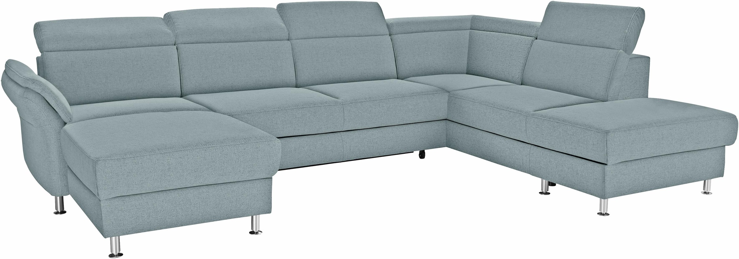 sit&more Wohnlandschaft »Avignon U-Form«, wahlweise mit Bettfunktion und Stauraum, inklusive Kopfteilverstellung