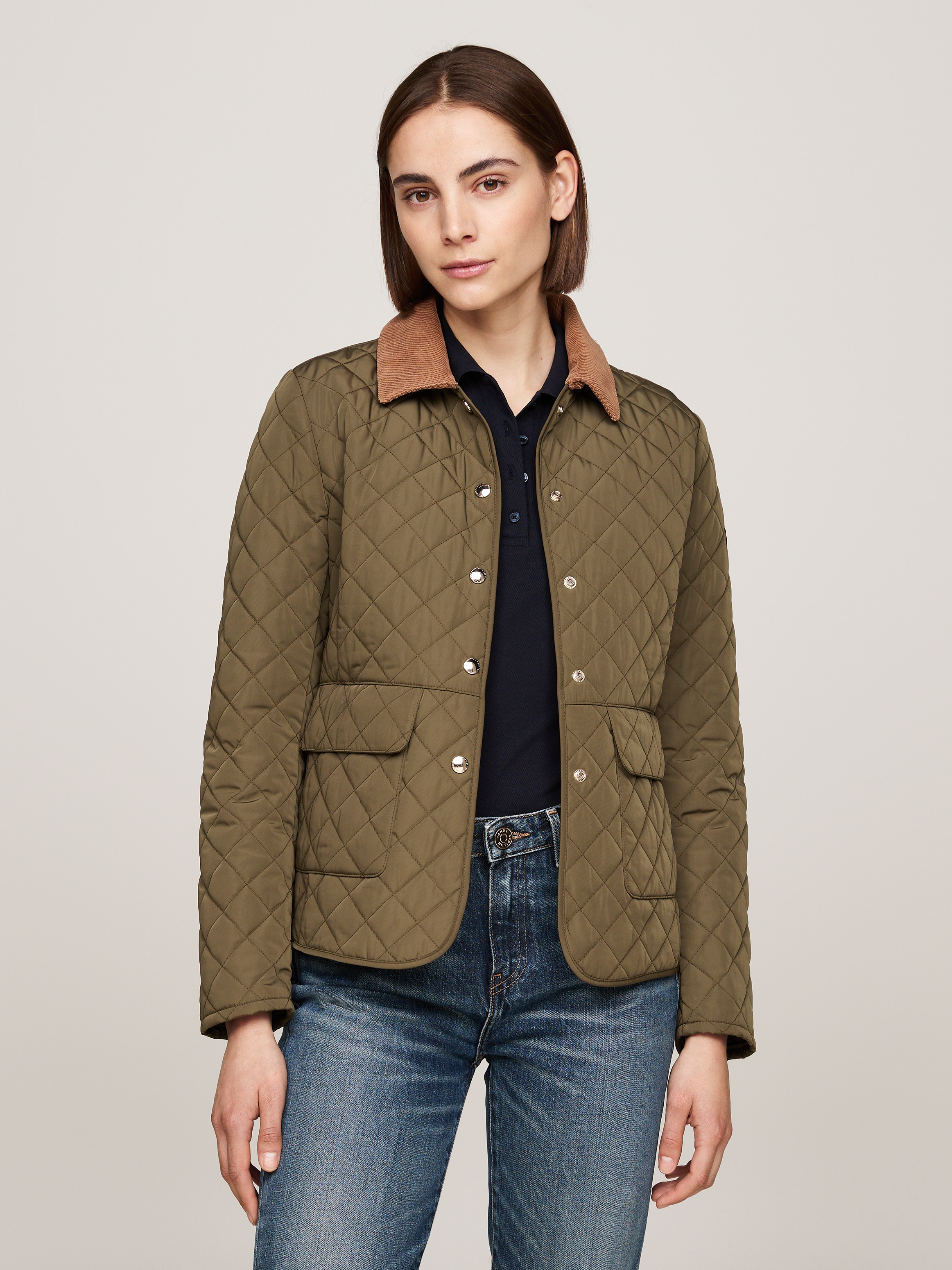 Tommy Hilfiger Steppjacke, mit Logoprägung