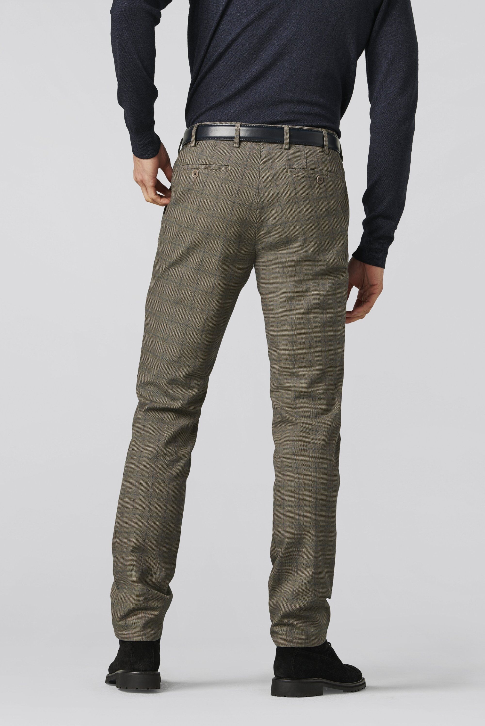 MEYER Chinos »Chino«, PRINCE OF WALES BAUMWOLL