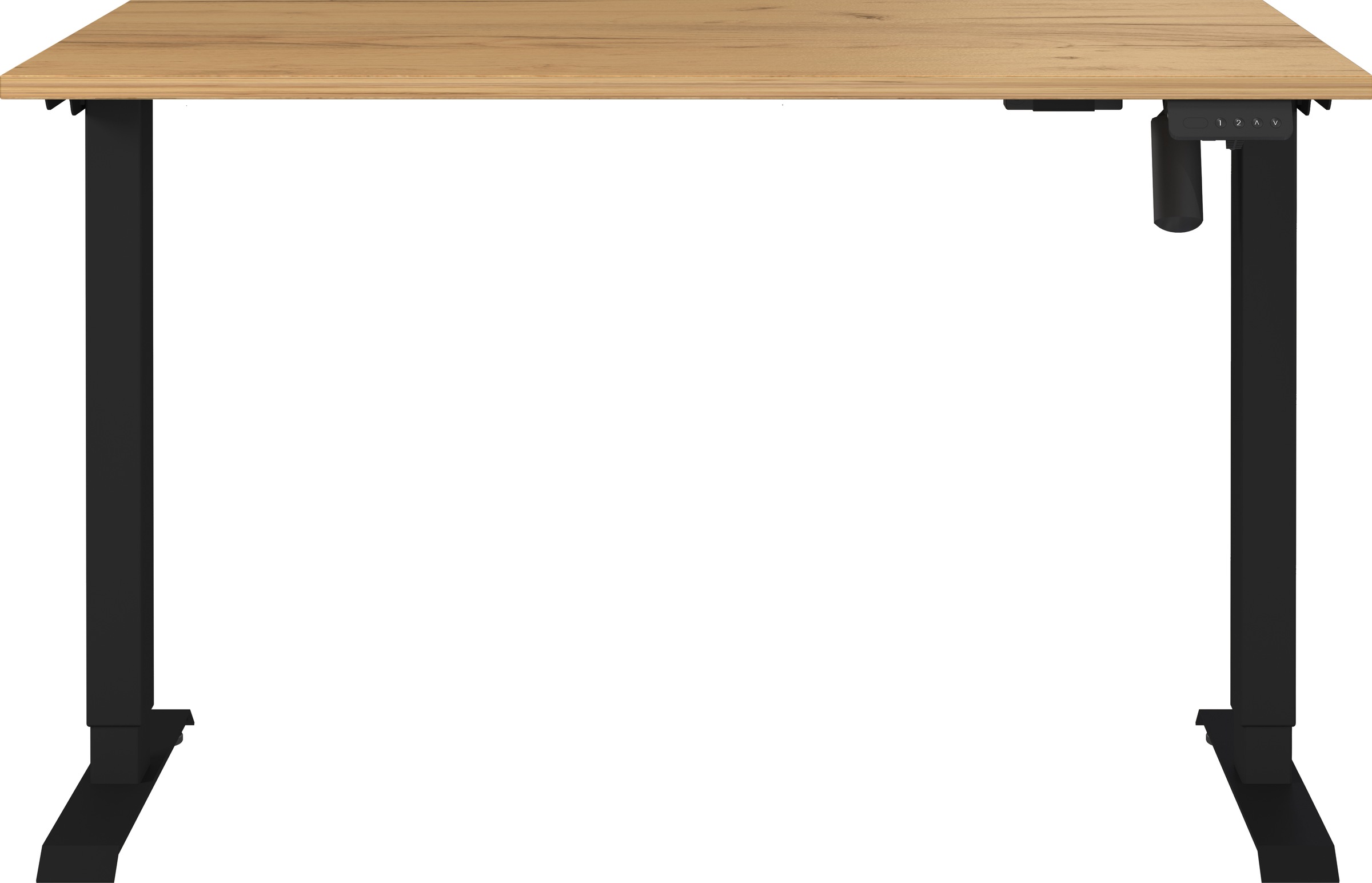 GERMANIA Schreibtisch "Boras" Breite 120/140/160/180 cm, Metallgestell, elektrisch höhenverstellbar