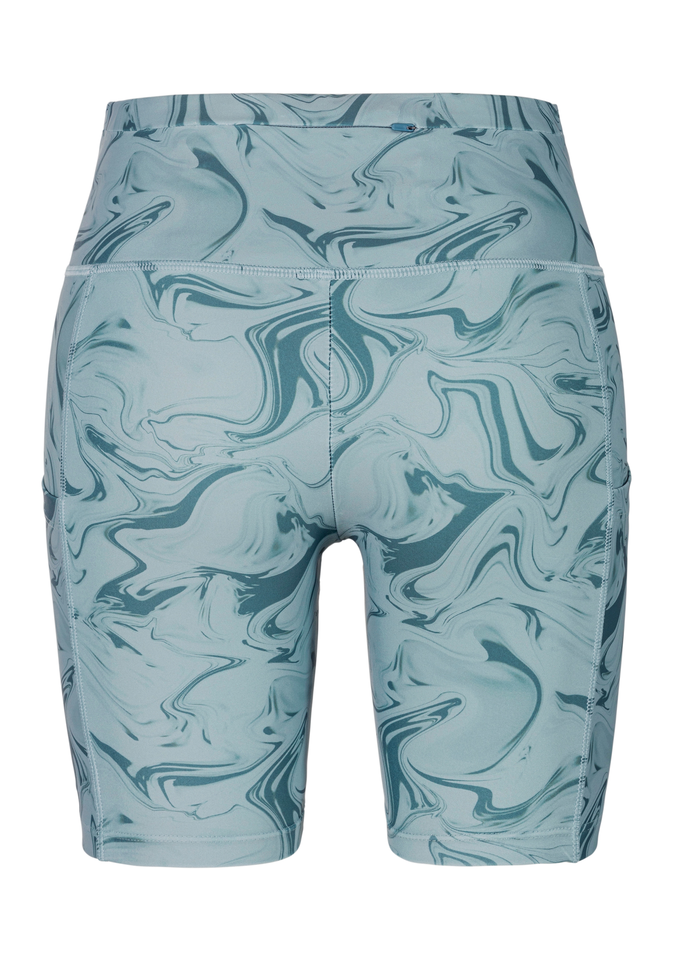 LASCANA ACTIVE Funktionshose, Sporthose mit Allover-Print und kleiner Reißverschlusstasche