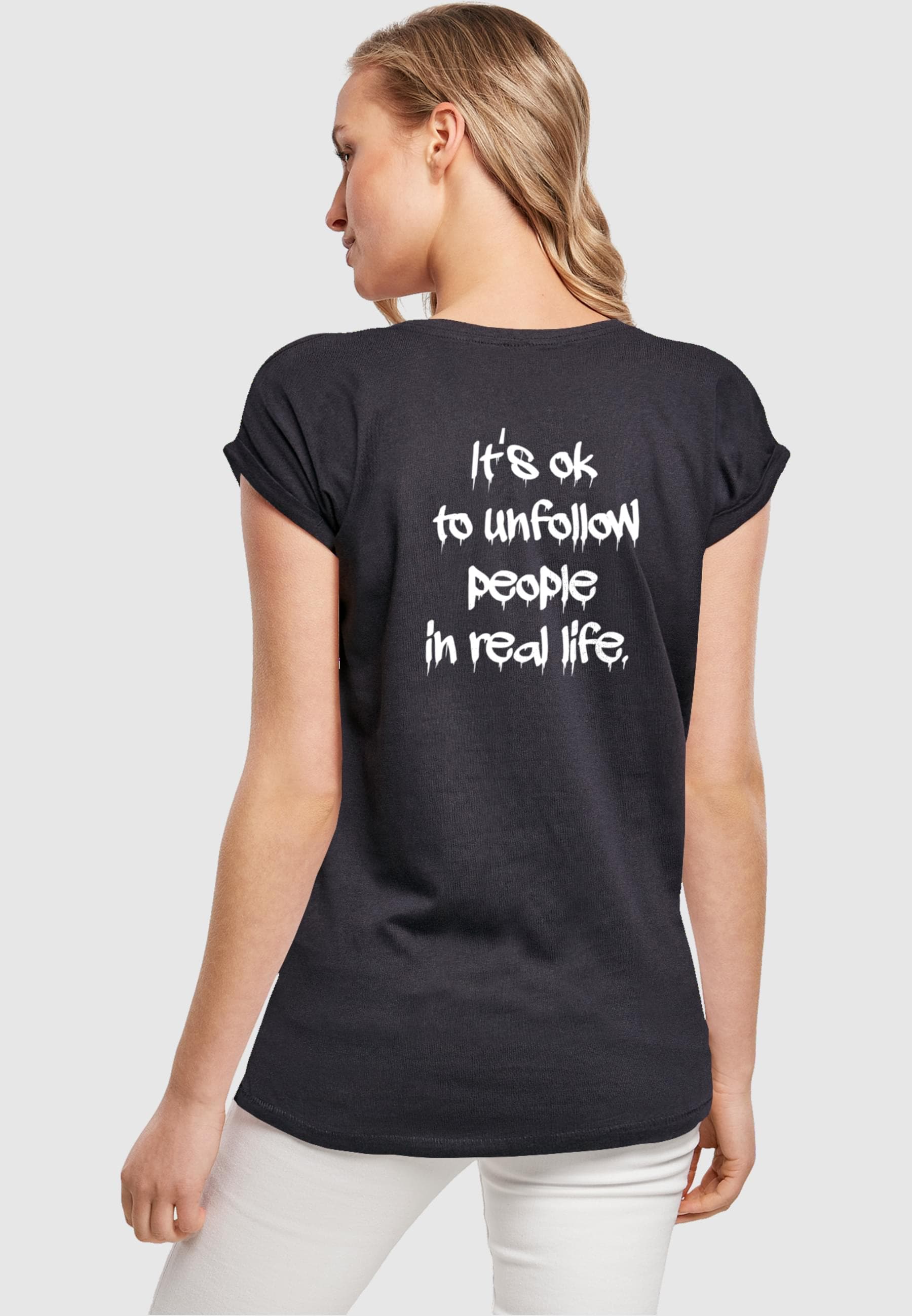 kaufen »Damen Extended | Shoulder Tee«, BAUR Ladies T-Shirt online (1 Merchcode Unfollow tlg.)