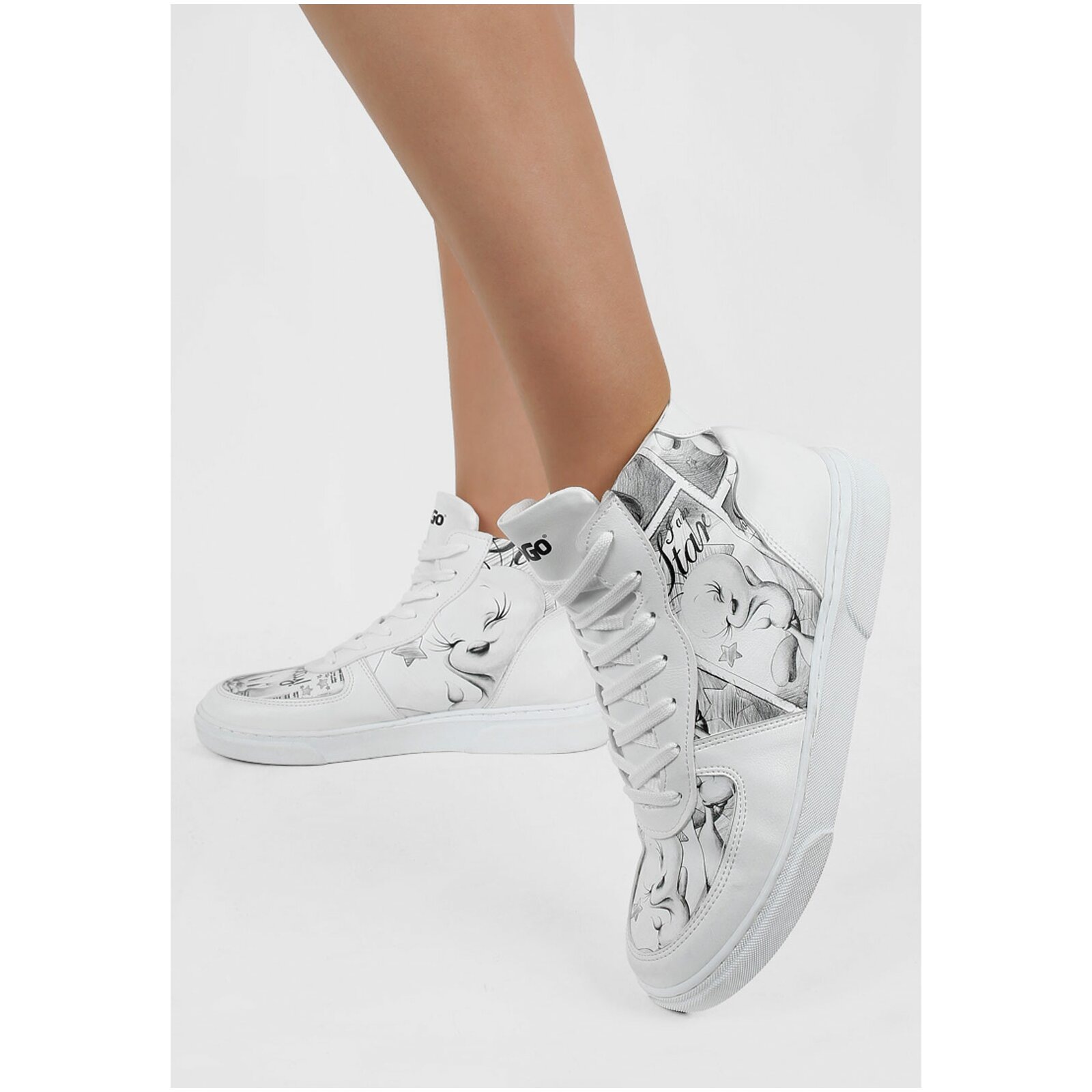 DOGO Stiefelette "Ace Boots Tweety Sketch Damen Boots / Female", Vegan günstig online kaufen