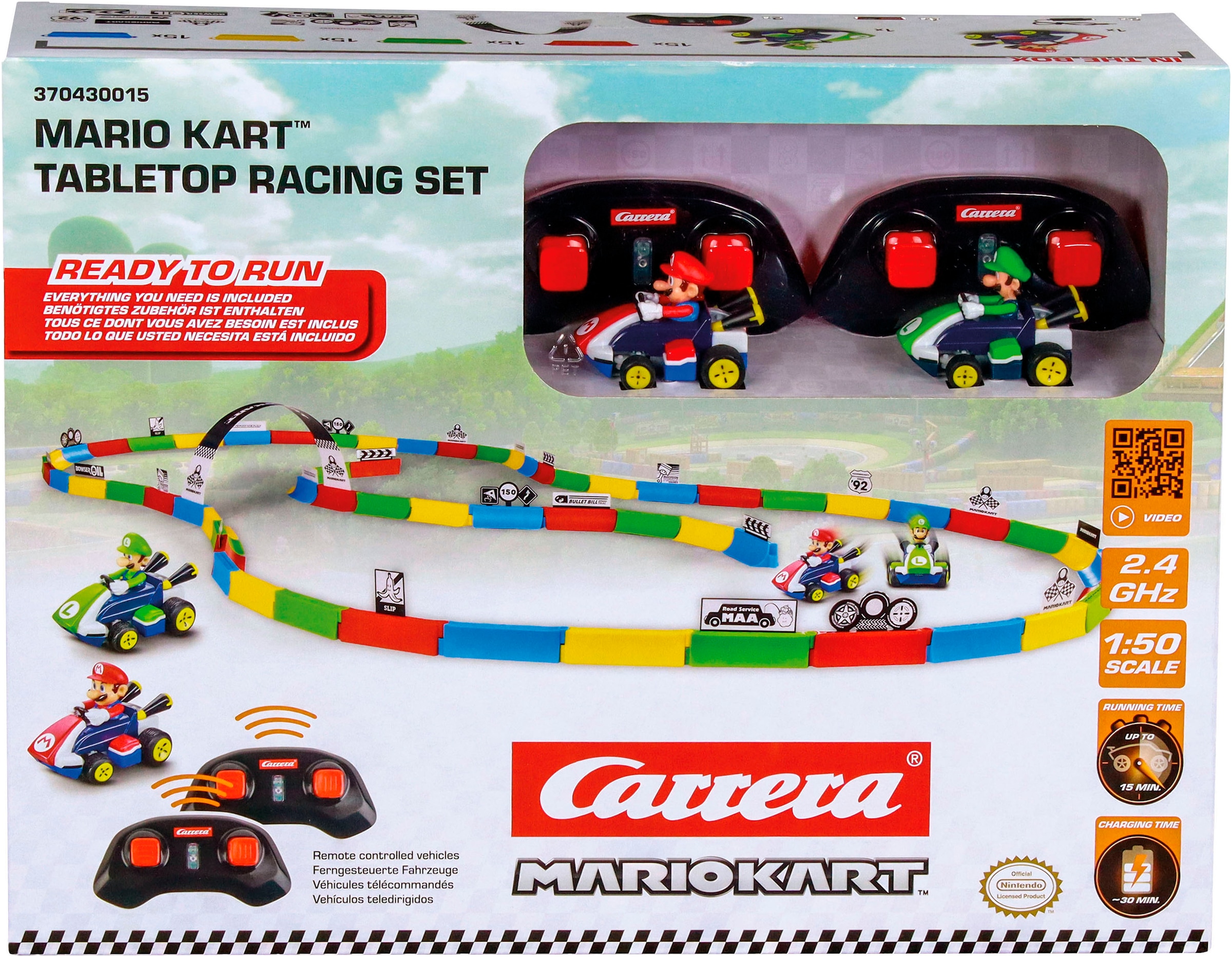Carrera® RC-Auto »Carrera RC Mini RC Mario Kart™ Tabletop Racing Set«