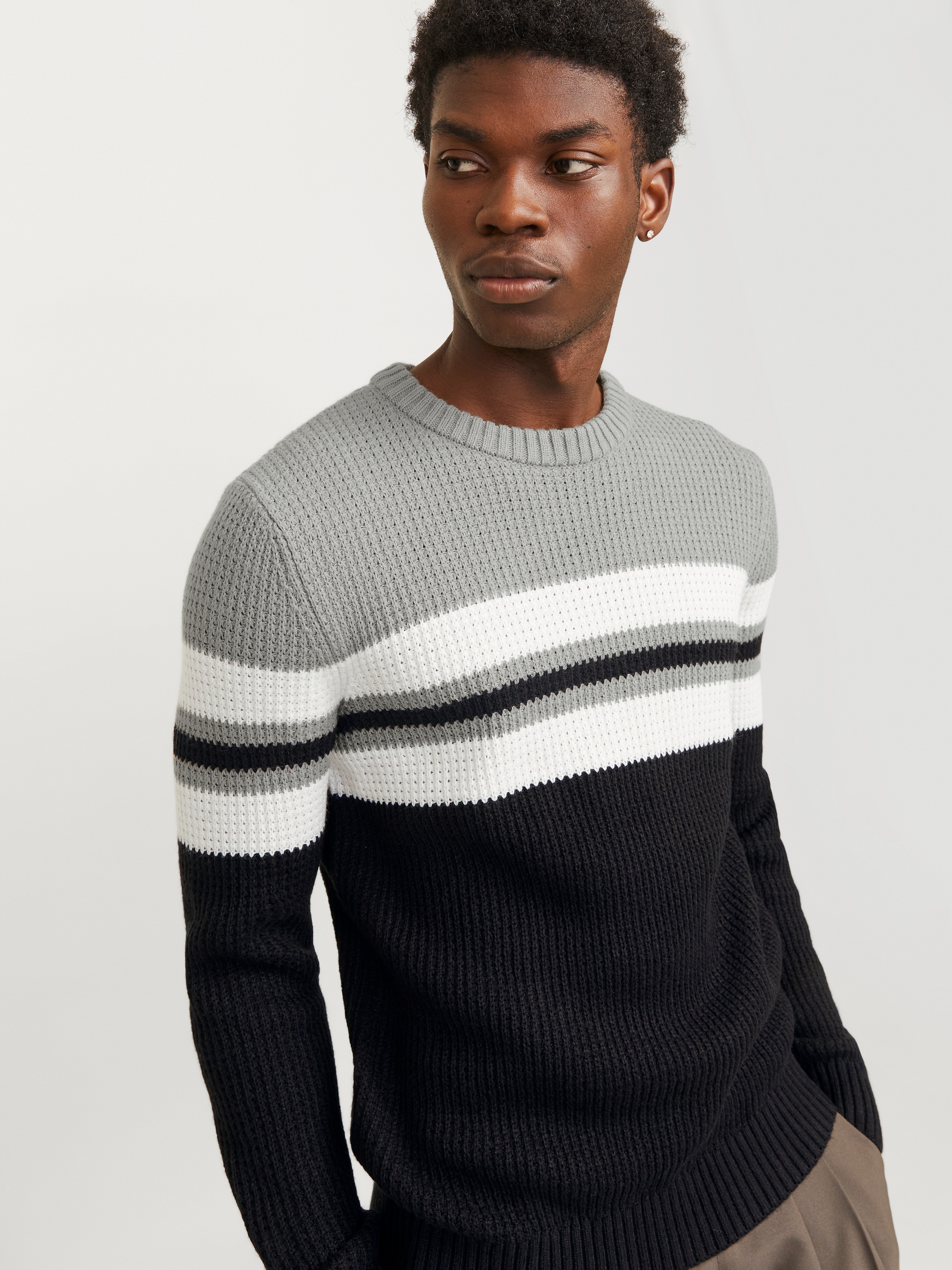 Jack & Jones Rundhalspullover JJSANDER KNIT CREW NECK günstig online kaufen