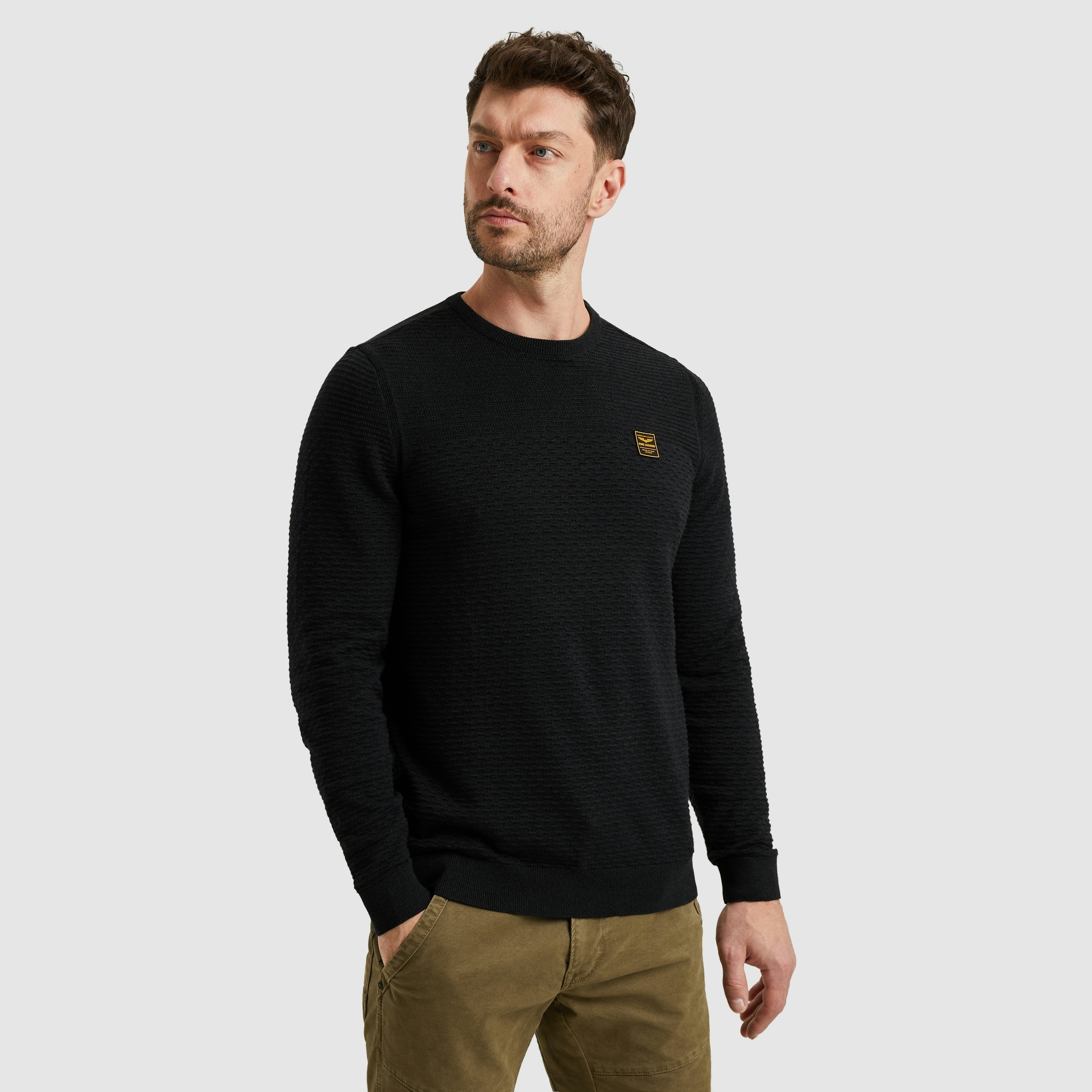 PME LEGEND Strickpullover, mit Strick-Muster günstig online kaufen