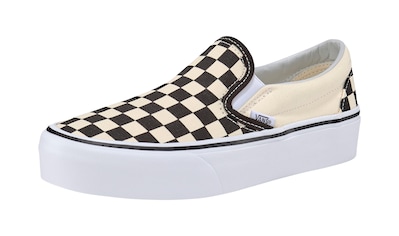 Plateausneaker »Classic Slip-On Platform Checkerboard«, aus textilem Canvas-Material