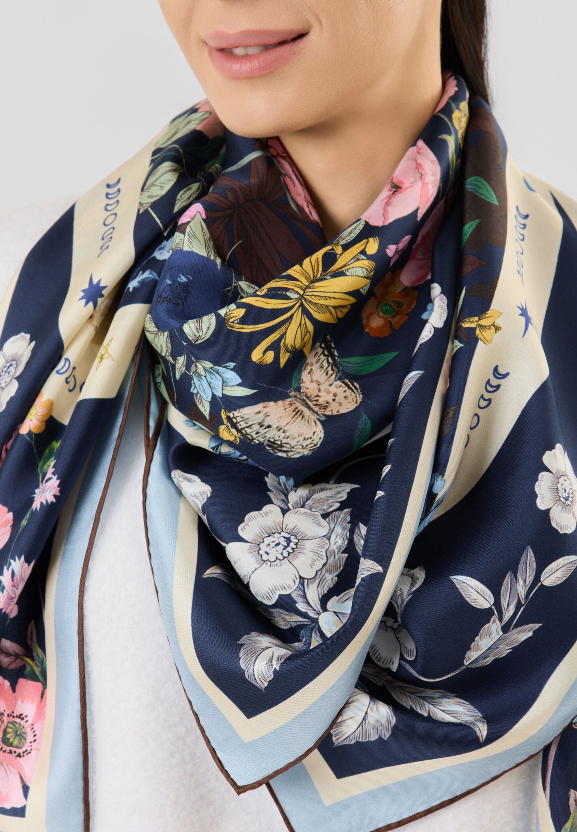 Codello Modetuch »Codello Tuch« mit Blumenmuster
