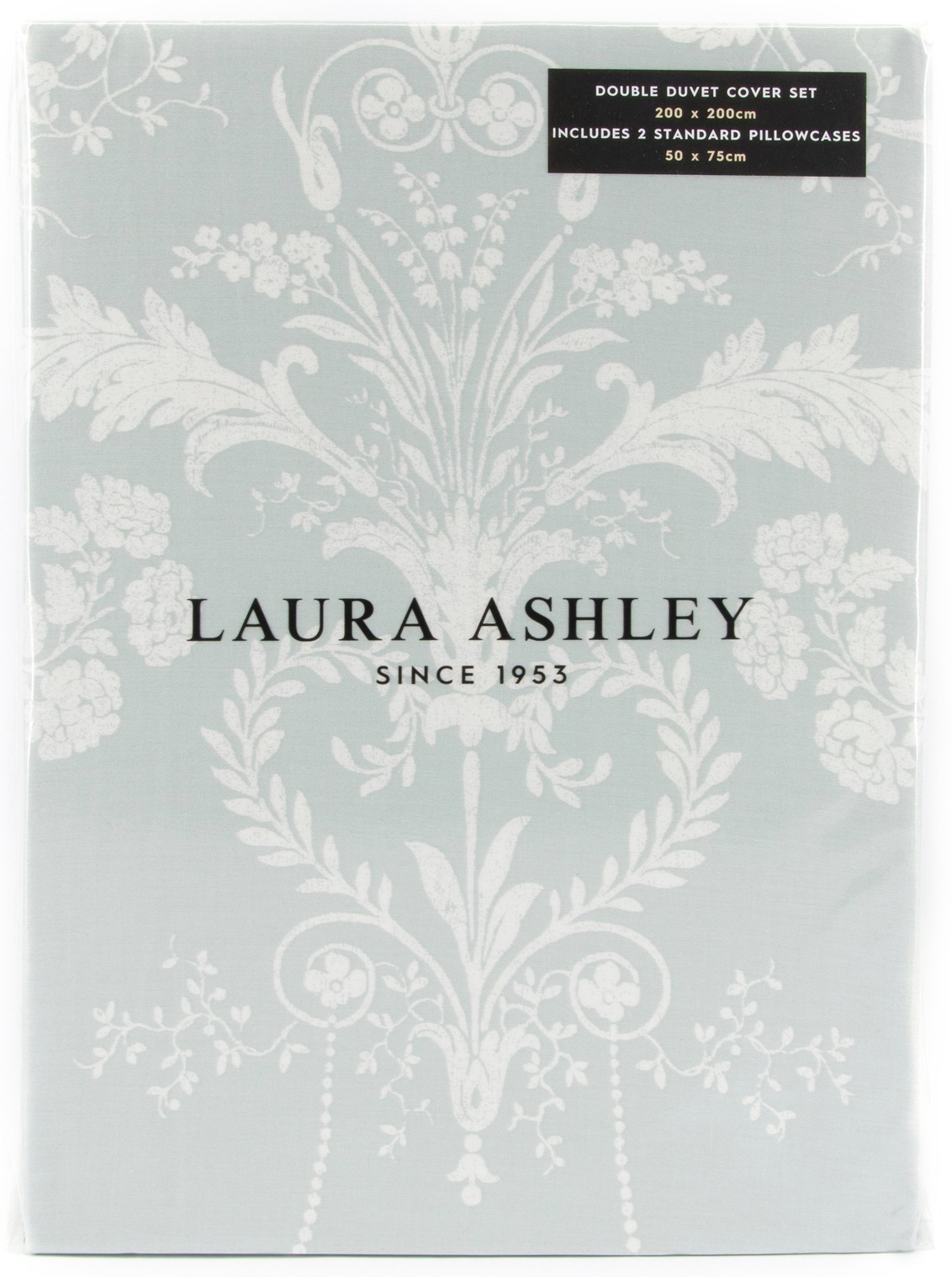 LAURA ASHLEY Wendebettwäsche »Josette, aus Baumwoll Satin,« 3 tlg. mit floralem Muster, inkl 2 Kissenbezüge