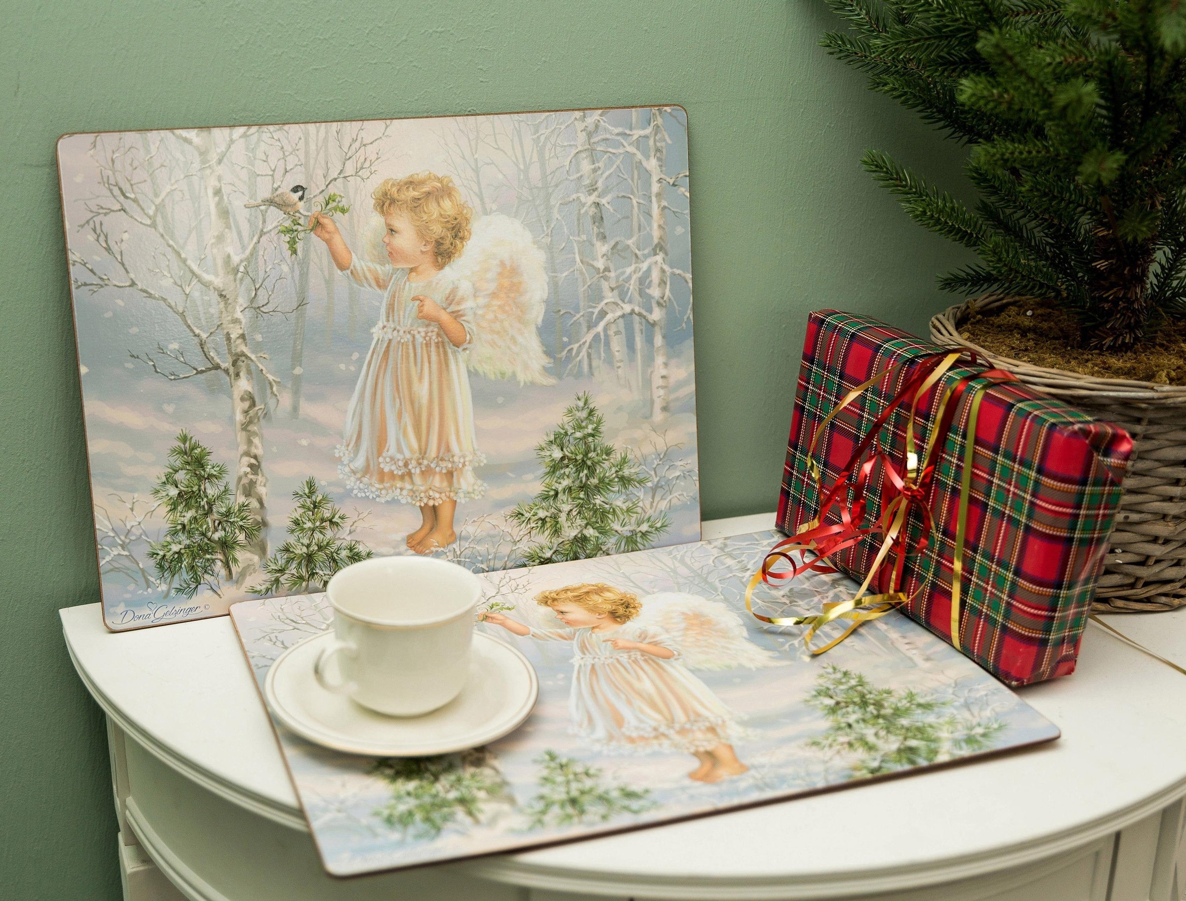 Myflair Möbel & Accessoires Platzset "Winterengel, Weihnachtsdeko" günstig online kaufen