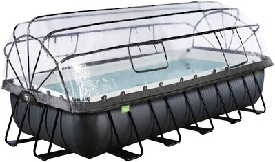 Framepool »Black Leather Pool 540x250x100cm«