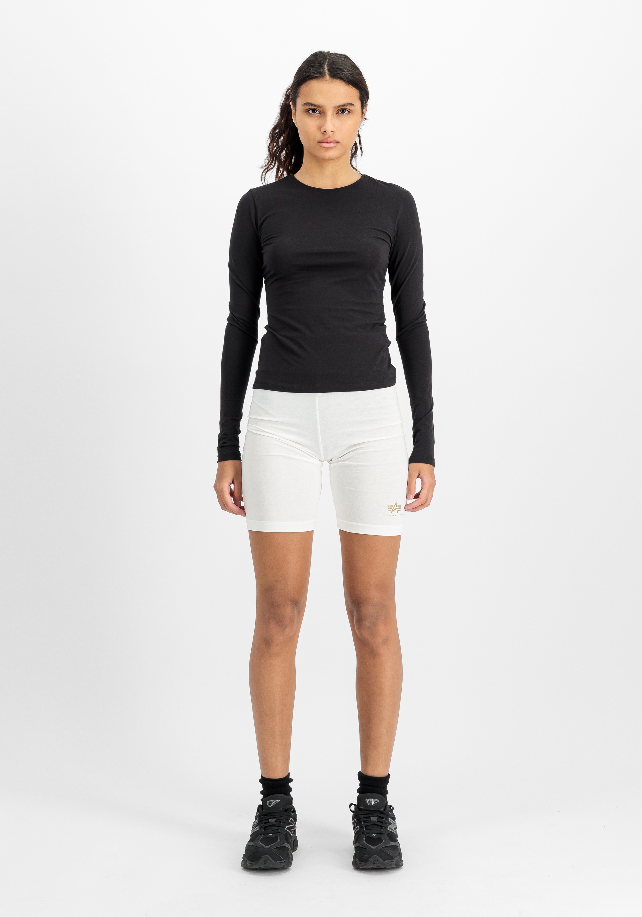 Thumbnail - Alpha Industries Sweatshorts "Basic Bike Shorts SL FP Wmn"