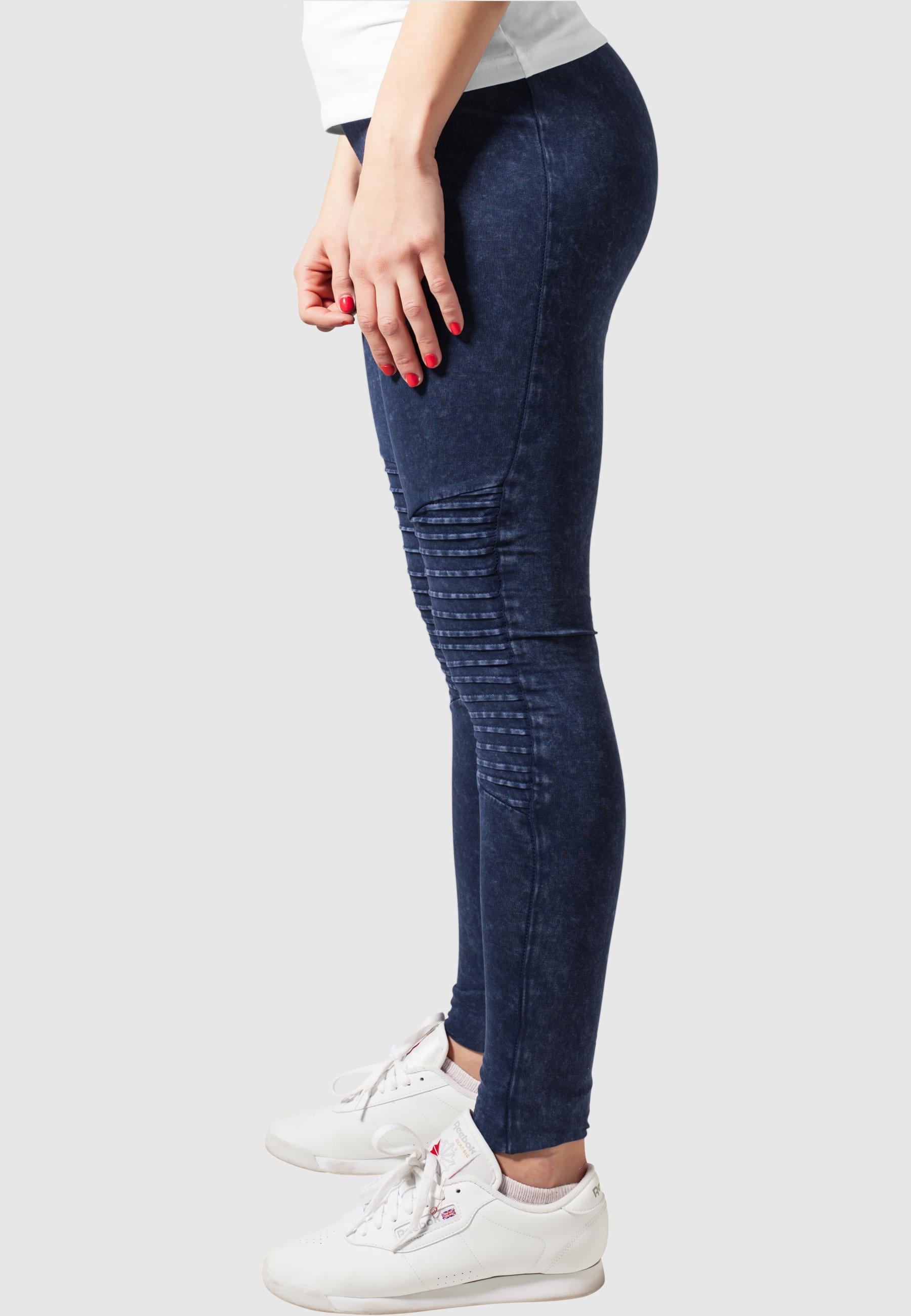 URBAN CLASSICS Leggings »Urban Classics Damen Ladies Denim Jersey Leggings«, (1 tlg.)