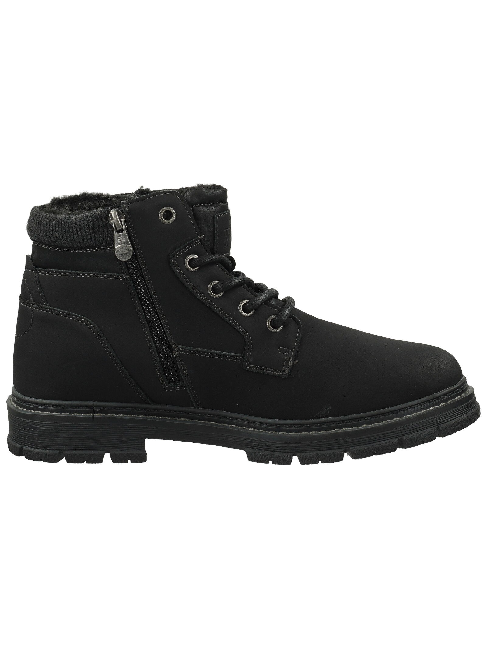TOM TAILOR Schnürstiefelette »Tom Tailor Stiefelette Lederimitat/Textil«