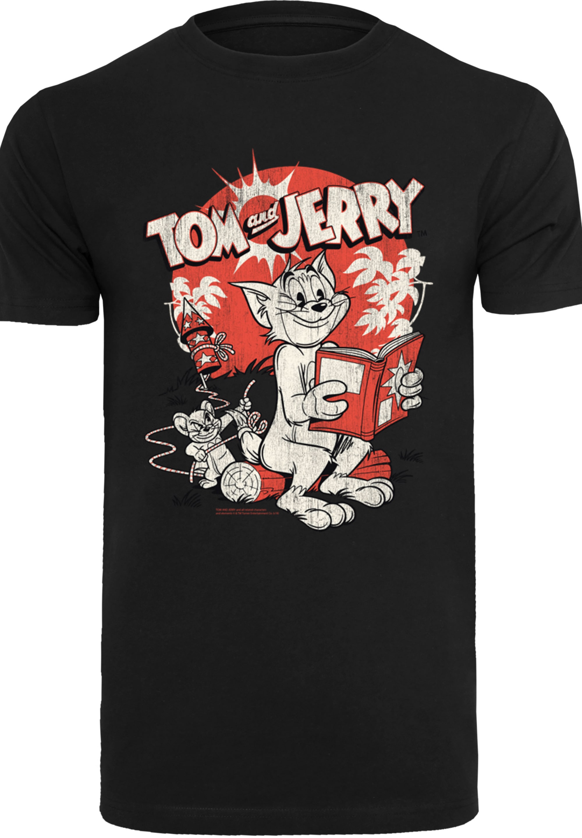 F4NT4STIC T-Shirt »Tom und Jerry Rocket Prank«, Herren,Premium Merch,Regular-Fit,Basic,Bedruckt