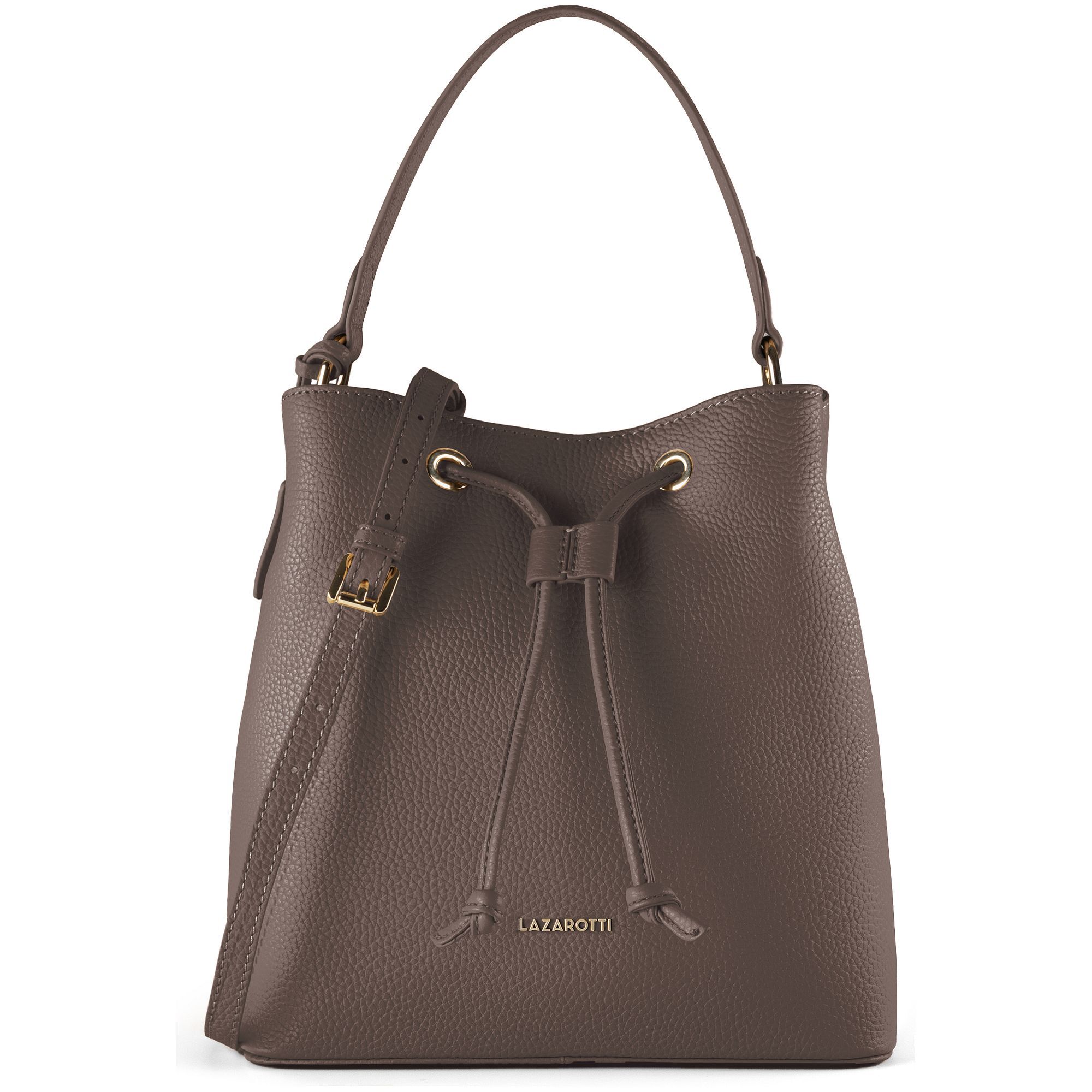 Lazarotti Beuteltasche "Bologna Leather Crossbody Beuteltasche Leder 25 cm"