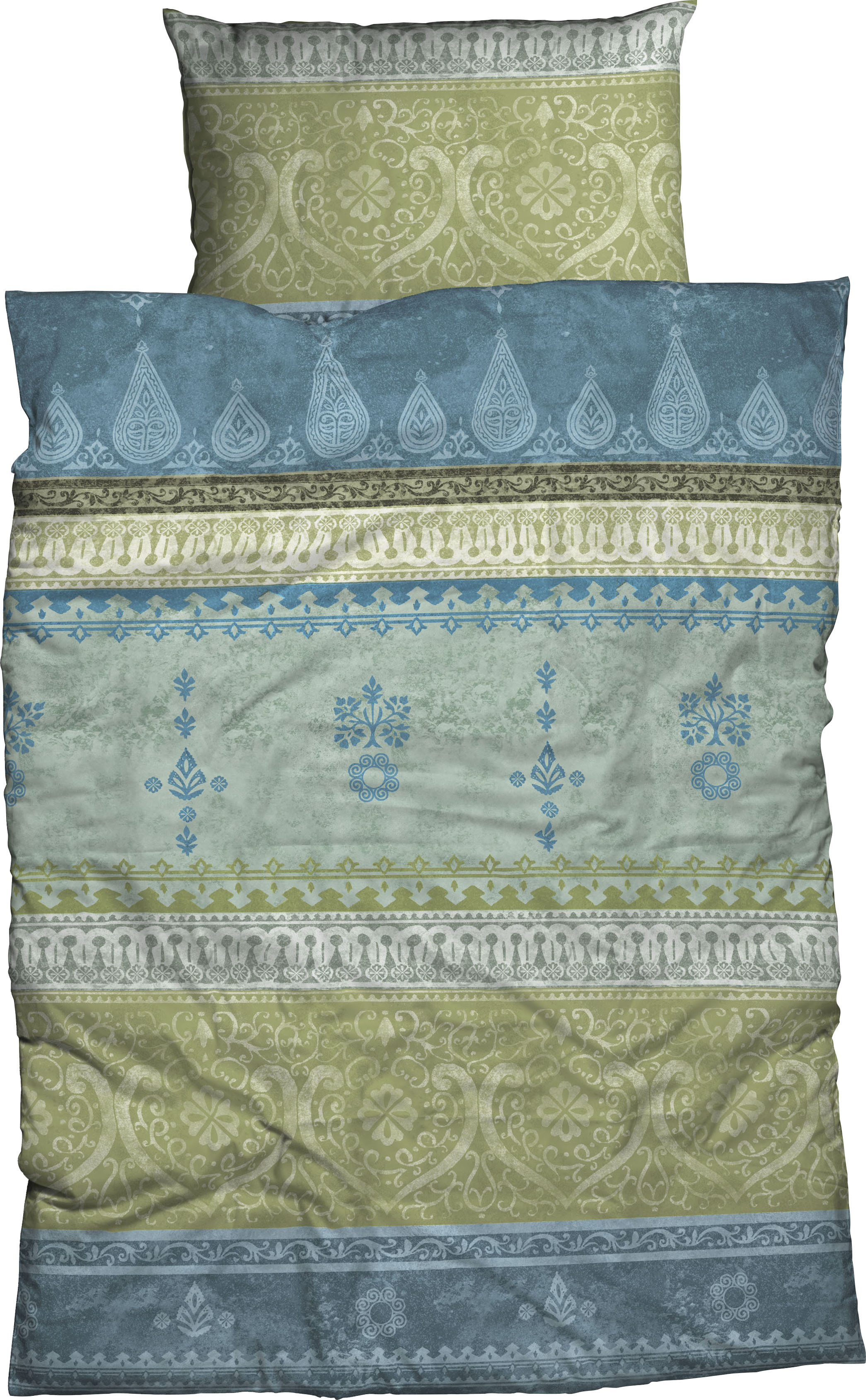 CASATEX Bettwäsche "Indi" 2 Stk. romantisch, orientalisch, weich und gemütlich