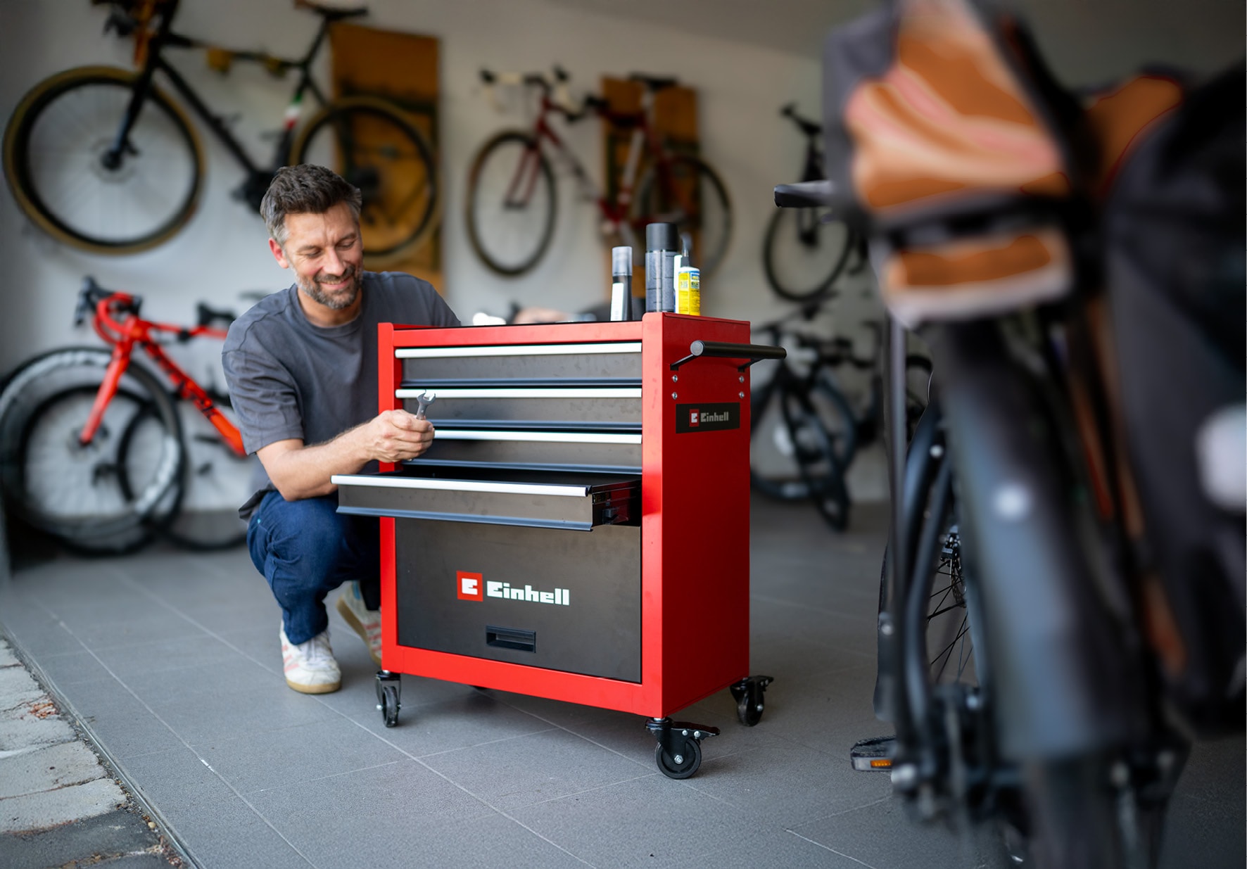 Einhell Werkstattwagen »TC-TW 100« 4 Schubladen