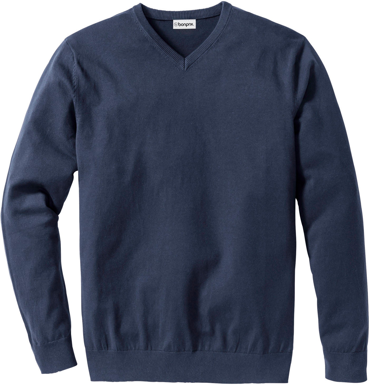 bonprix Strickpullover »Feinstrickpullover in Regular Fit« aus Feinstrickmaterial, mit V-Ausschnitt, Regular Fit
