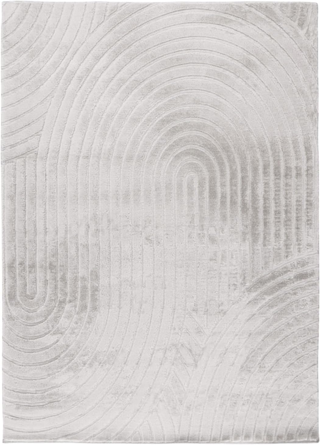 Carpet City Teppich "WAVES 501" rechteckig 12 mm Höhe Kurzflor, Hochtief-Mu günstig online kaufen