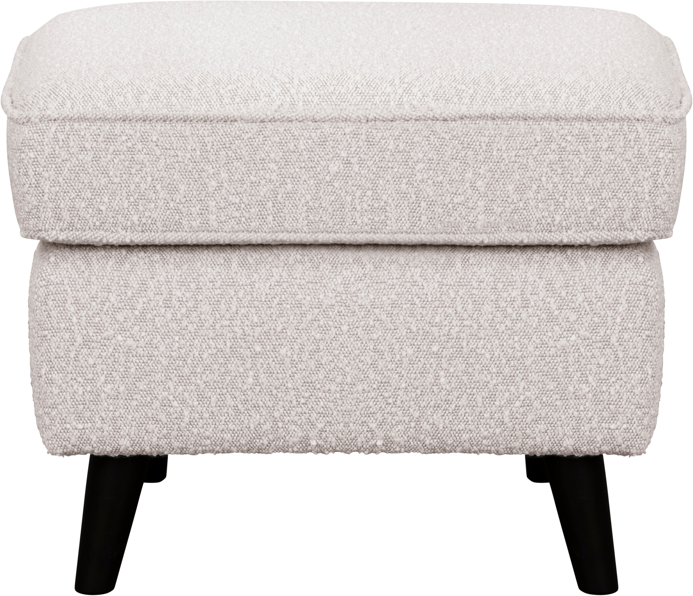 Home affaire Polsterhocker »Polsterhocker CHISTELLE, auch in Bouclé«, mit Wellenunterfederung, Maße: B/TH: 57/57/46 cm