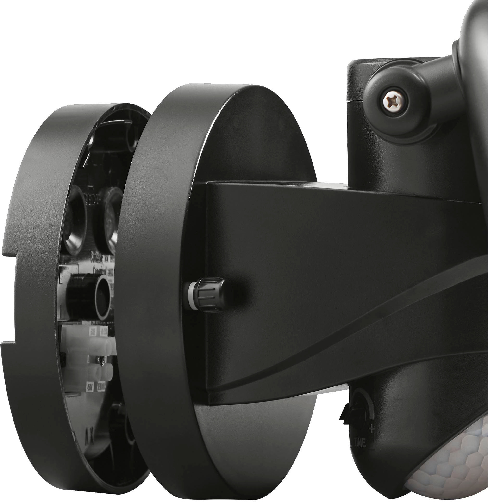 EGLO Wandleuchte »Pagino Wandlampe, Außenleuchte, Kunststoff, Außenstrahler, IP44, Lampe« LED-Modul 1 Stk. Kaltweiß Wand-/Deckenleuchte - L24,5 x H22 x AL18 cm - schwarz - 11,5W inkl.