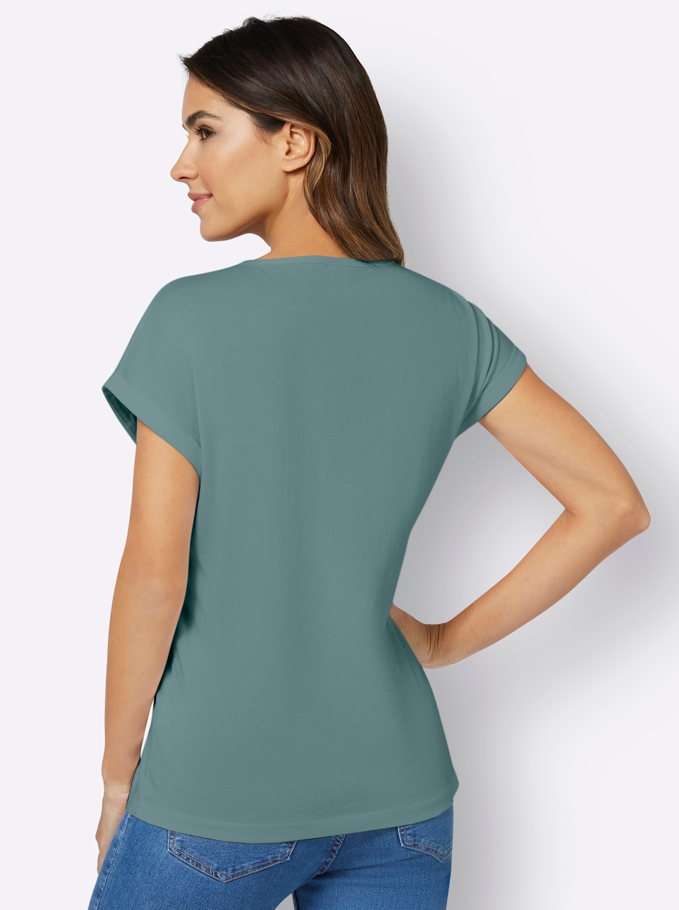 Classic Basics Rundhalsshirt »Rundhals-Shirt«, (1 tlg.)
