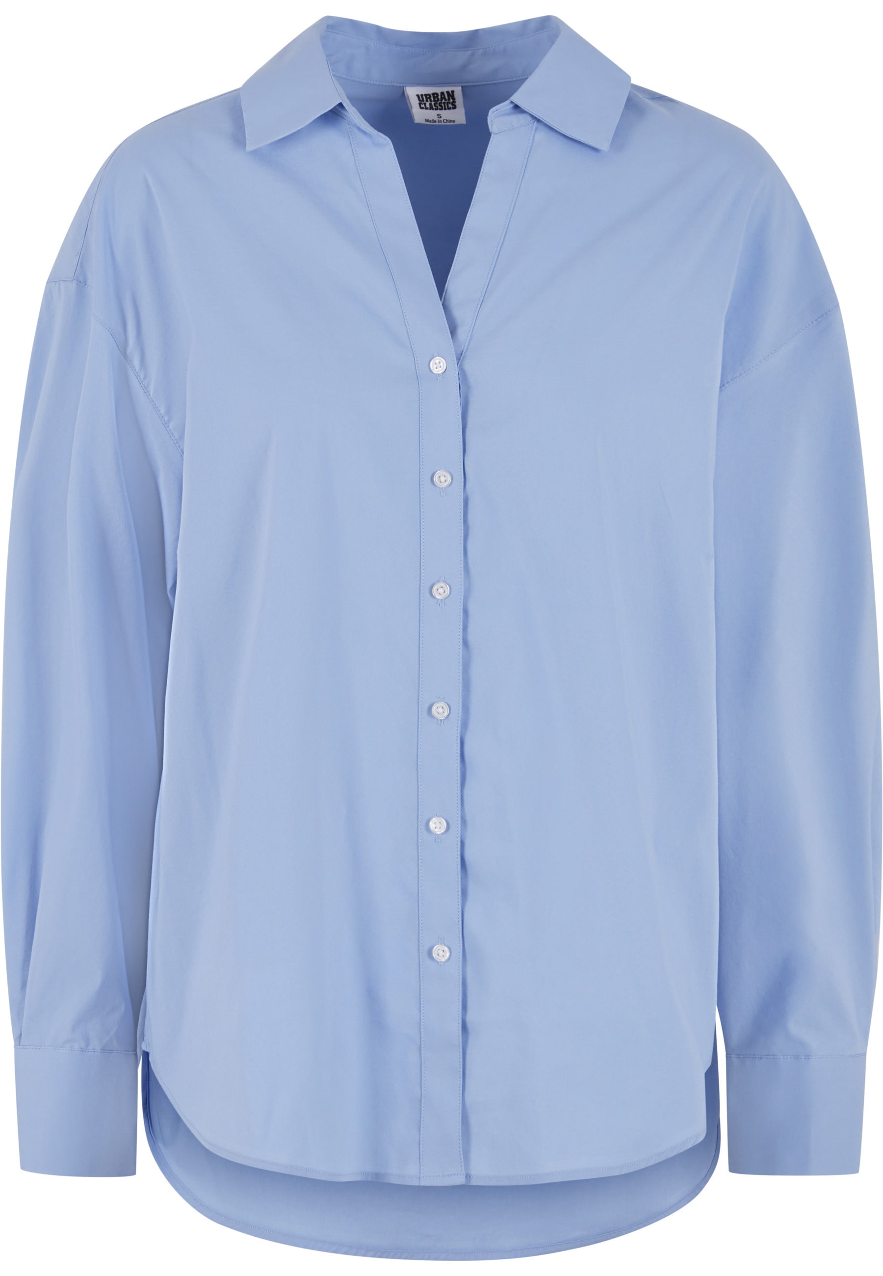 URBAN CLASSICS Klassische Bluse "Urban Classics Ladies Oversized Cotton Blo günstig online kaufen