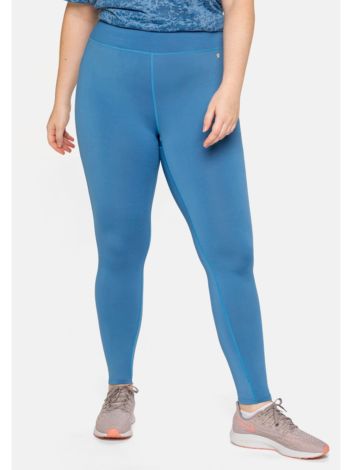 BAUR Größen«, Sheego Sporthose Innentasche mit kleiner für Leggingsform, | in bestellen »Große