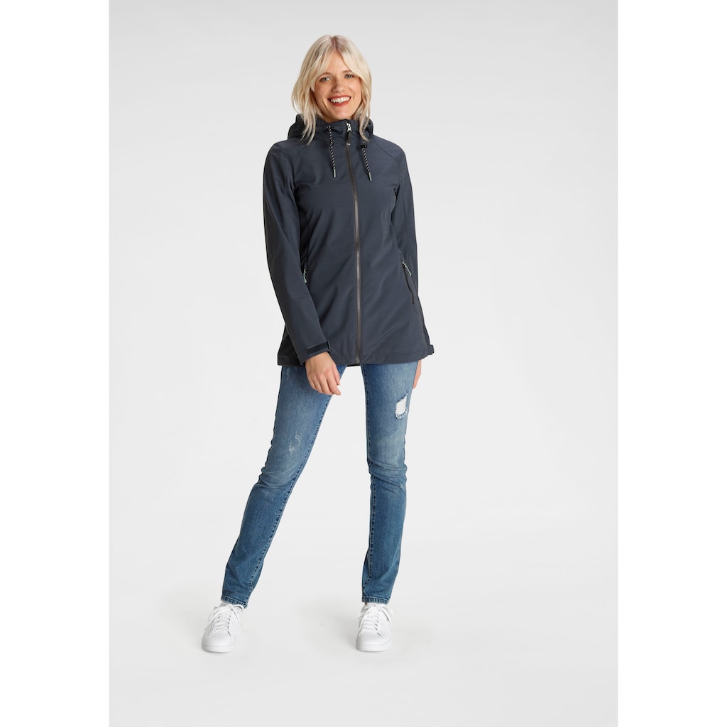 Polarino Outdoorjacke, mit Kapuze